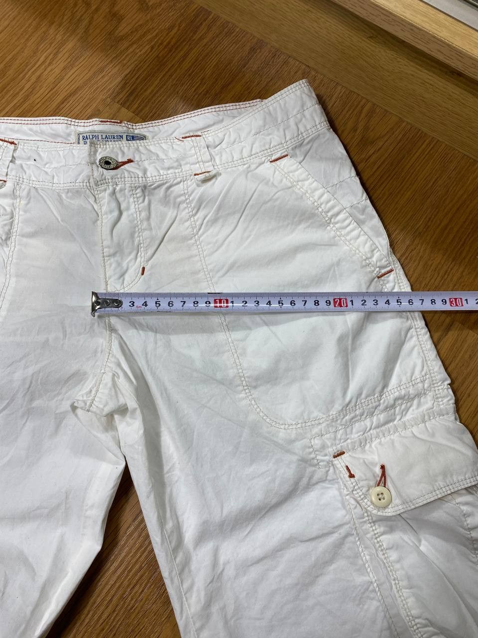 Japanese Brand × Polo Ralph Lauren Gothicana Y2K Bondage Gothic Multipocket Cargo Shorts Size US 30 / EU 46 - 16 Thumbnail