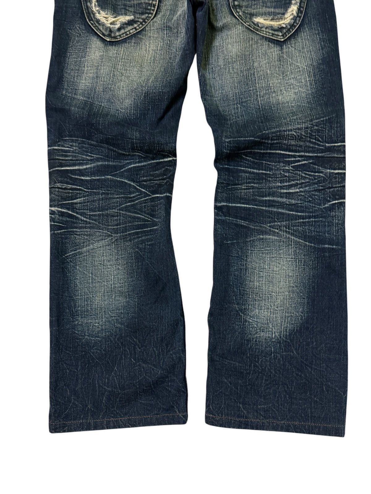 Hysteric Glamour NCFM Nicole Club for Men Distressed Washed Flare Y2K Style Size US 34 / EU 50 - 15 Thumbnail