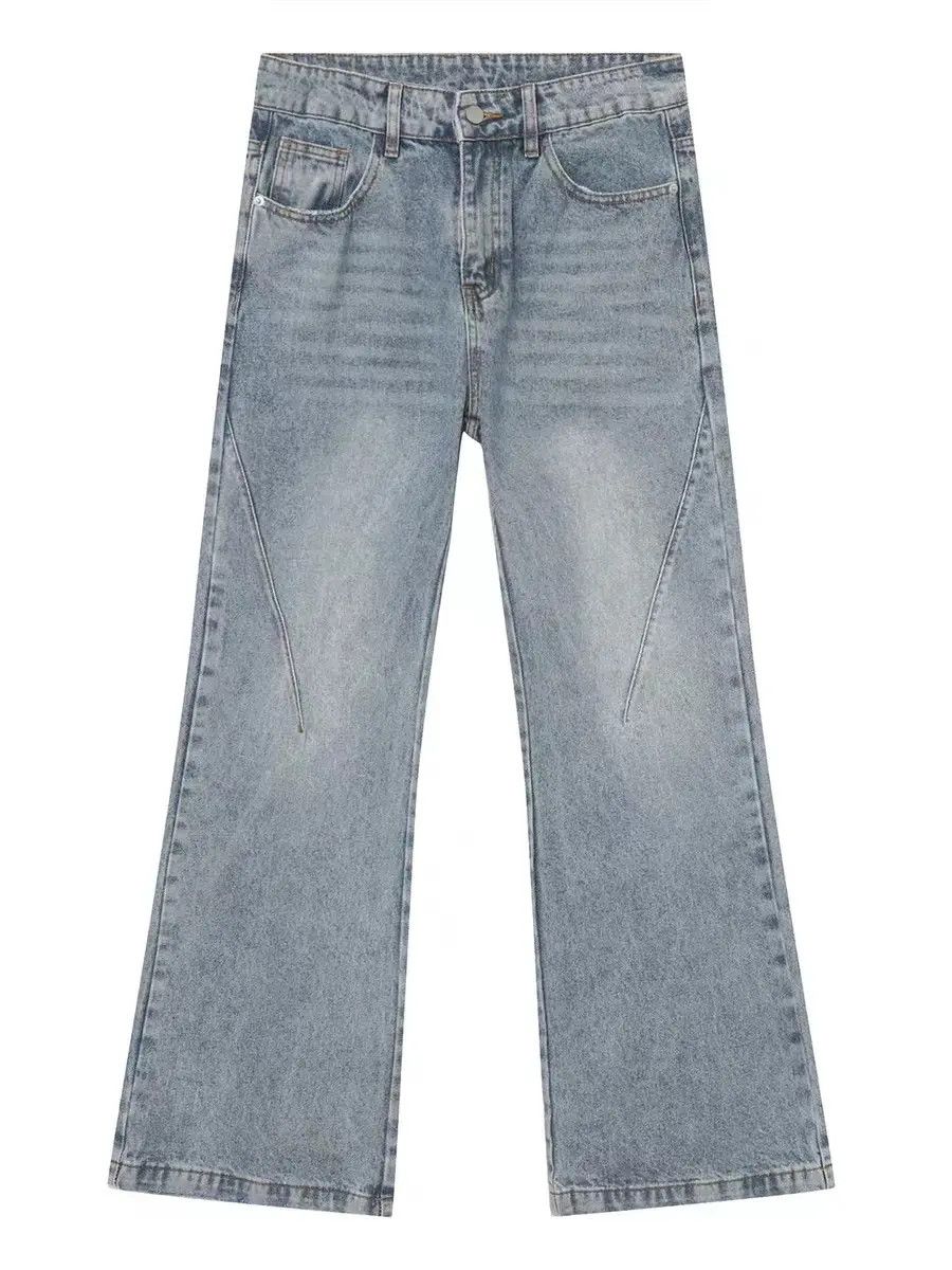 Japanese Brand × Jean Vintage light blue washed micro-flare jeans Size US 30 / EU 46 - 6 Thumbnail