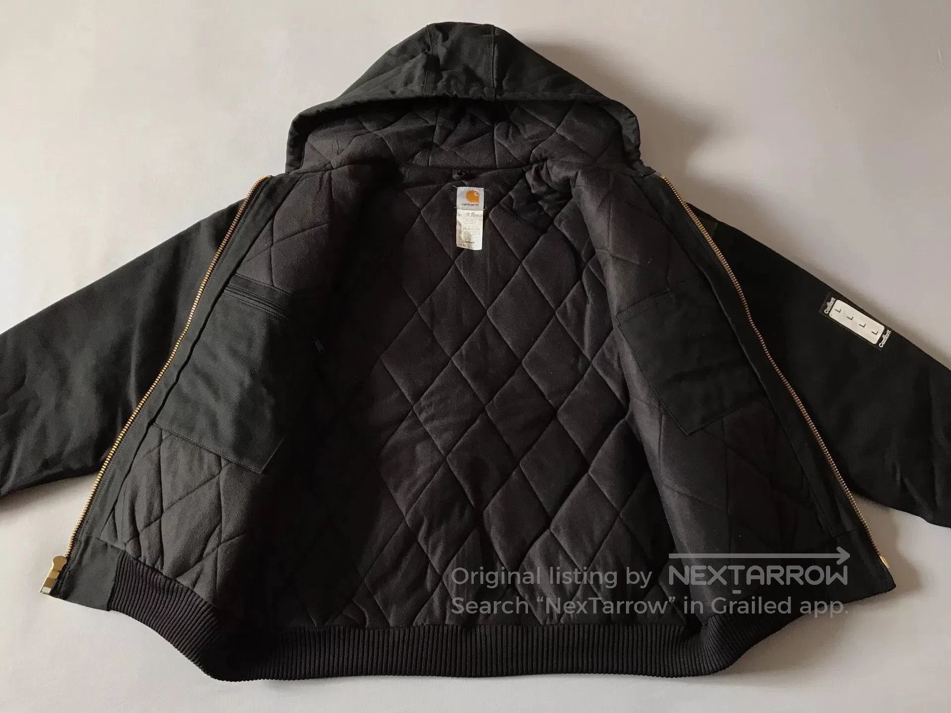Carhartt Carhartt J140 Canvas Hooded Jacket. Size US L / EU 52-54 / 3 - 3 Thumbnail