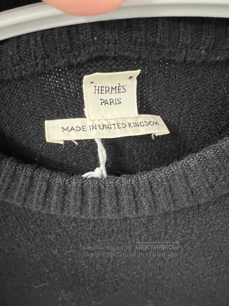 Hermes Hermes Black Cashmere Dress Size XS / US 0-2 / IT 36-38 - 3 Thumbnail