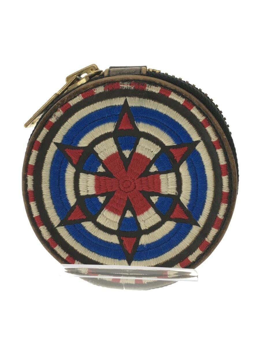 Blackmeans Black Means Embroidered Coin Pouch Multicolor