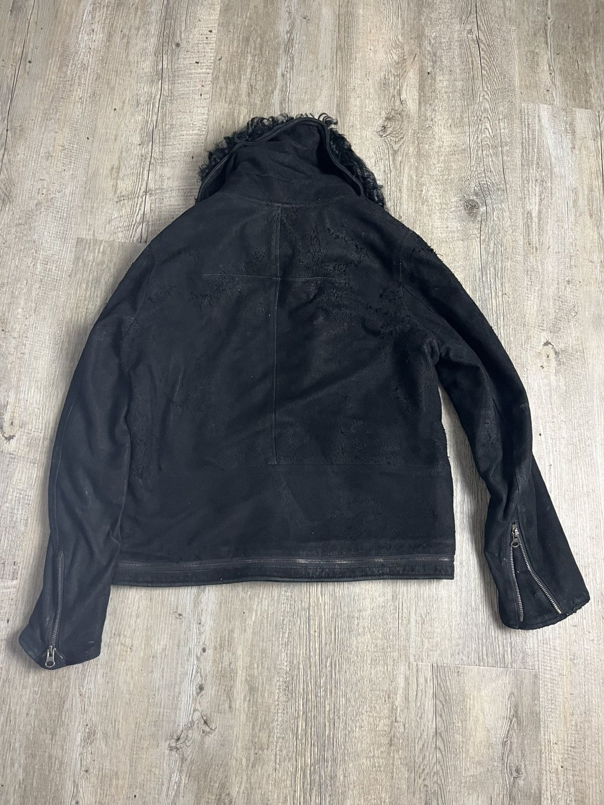 ジャケット・アウター GUIDI LAYER-0 AVIATOR LEATHER JACKET hide-m | GUIDI LAYER-0 Men AVM Aviator Leather Jacket, black