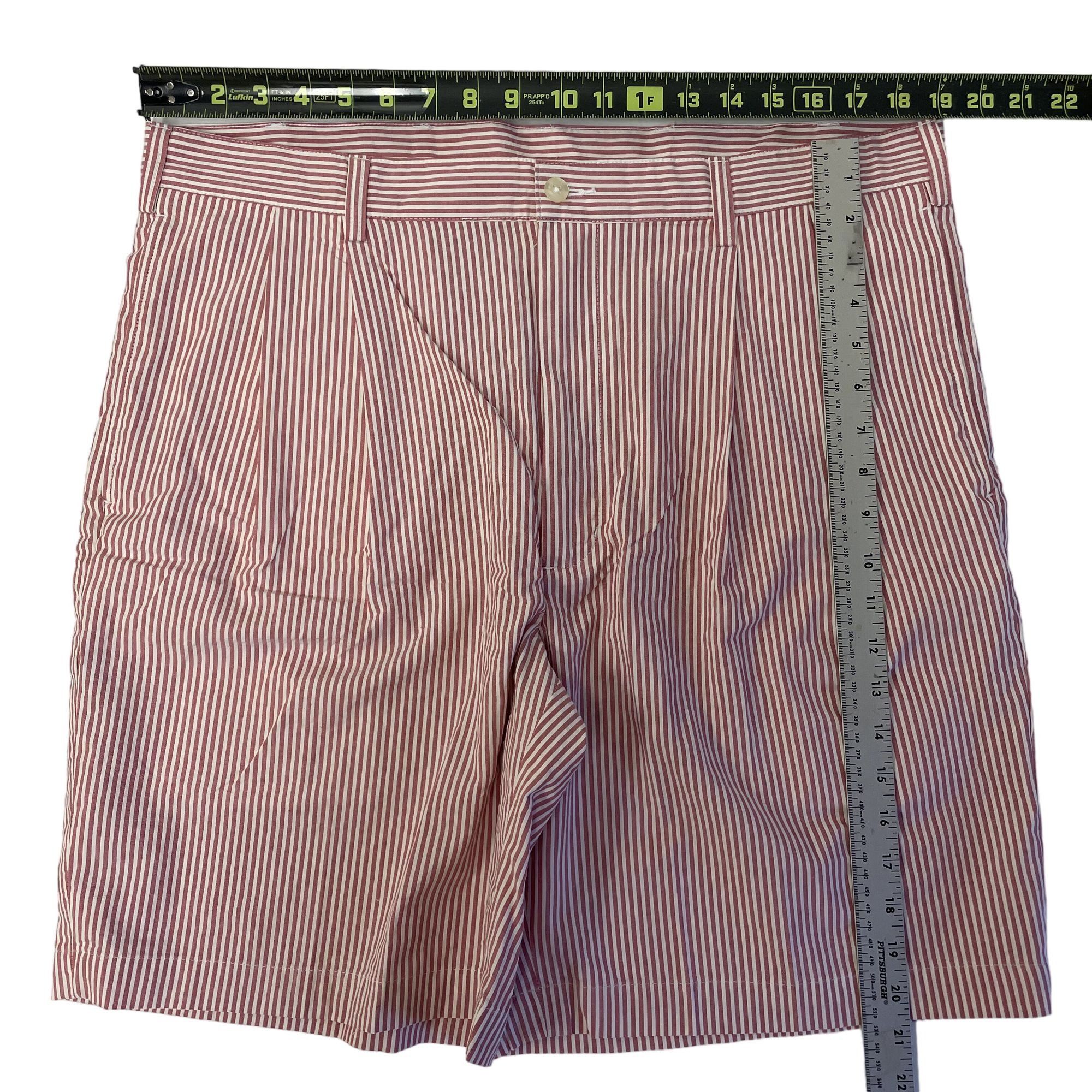Jos. A. Bank Jos A Bank Red SEERSUCKER Walking Casual BOATING Shorts Size US 38 / EU 54 - 7 Thumbnail