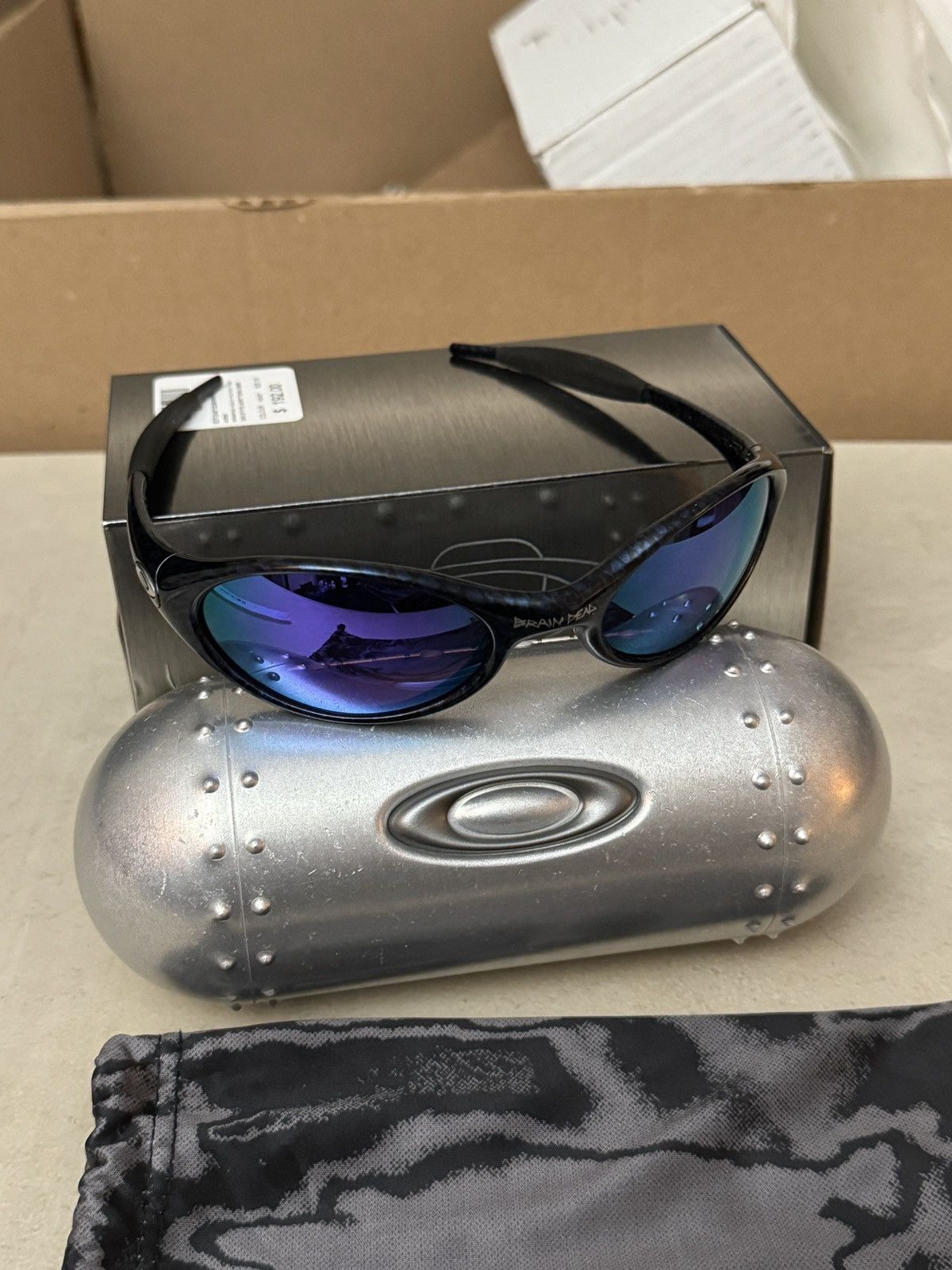 DS Brain Dead Oakley Eye Jacket Factory Team Sunglasses
