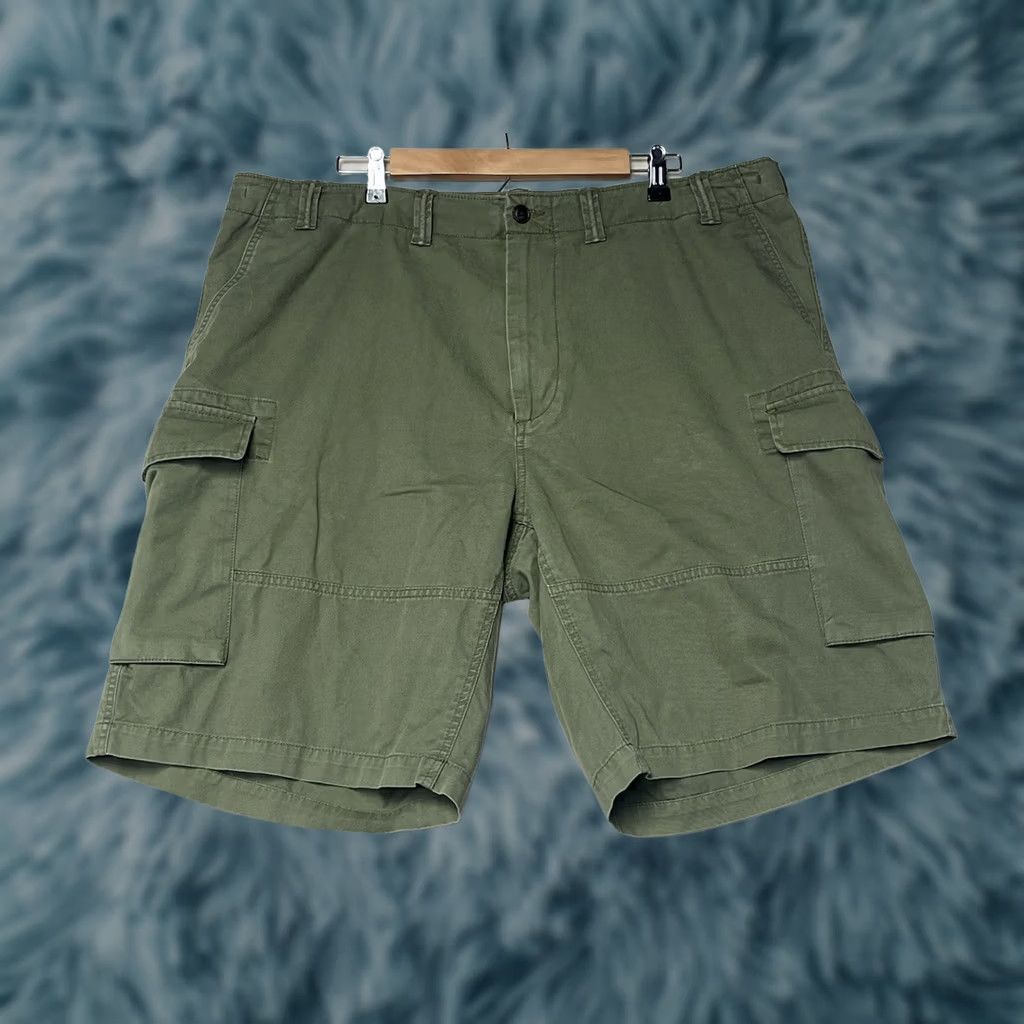 Polo Ralph Lauren Polo Ralph Lauren Cargo Shorts Mens Size 40 Flat Front Cotton Army Green Size US L / EU 52-54 / 3 - 1 Thumbnail