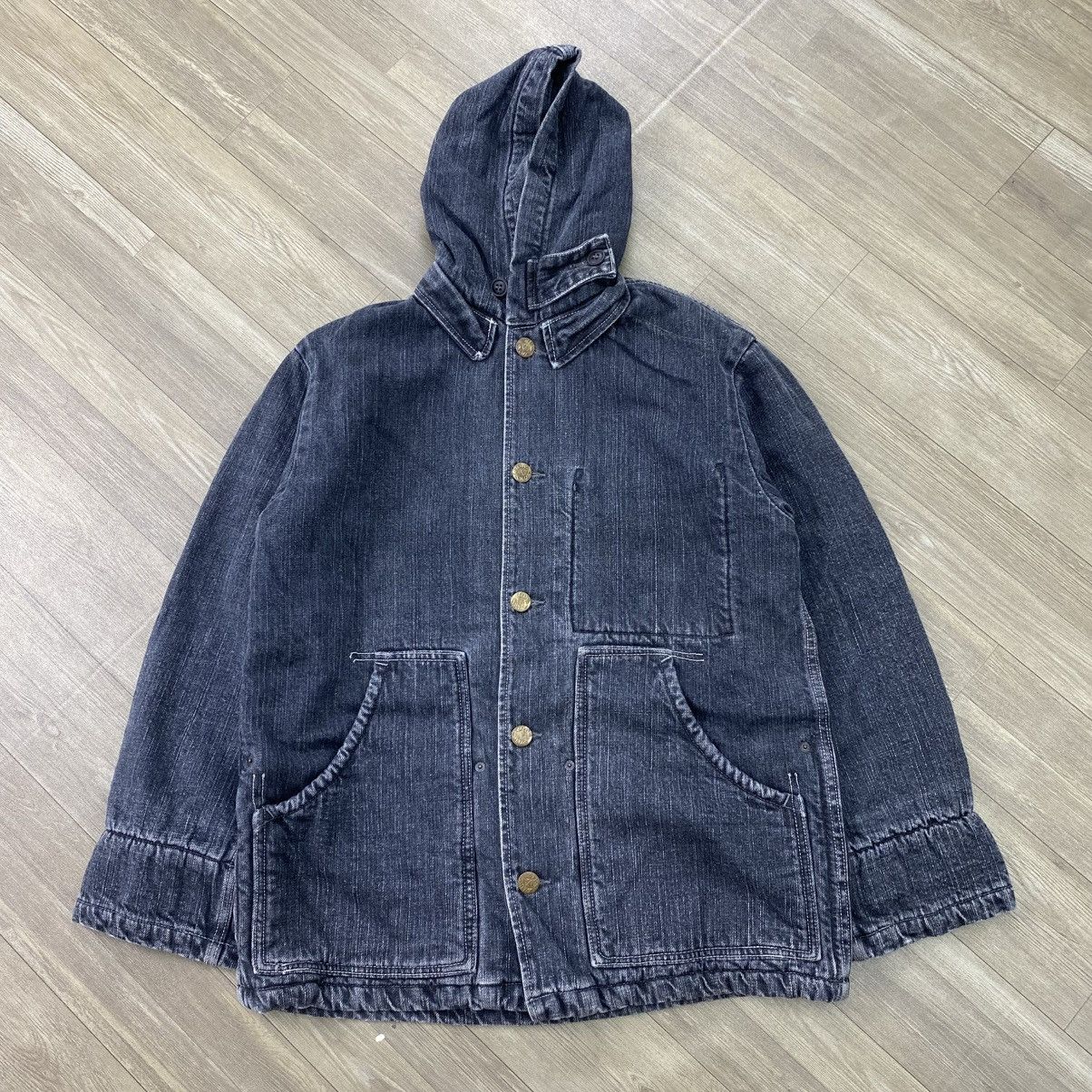 Blue Blue Japan Vintage Blue Blue Japan Blanket Military Denim Work Jacket Size US M / EU 48-50 / 2 - 1 Thumbnail