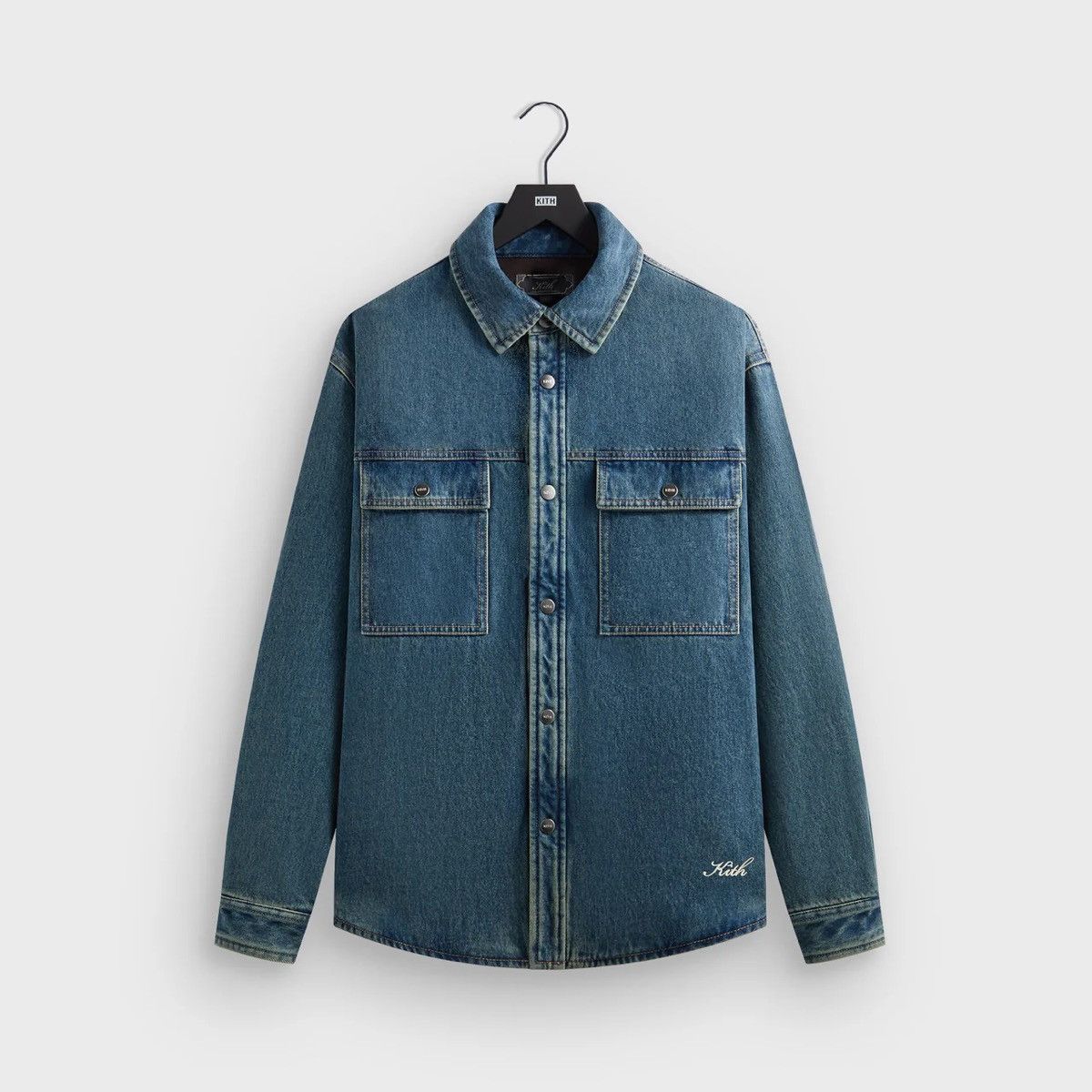 Kith Kith Denim Apollo Shirt Jacket Luka Wash (Size XL) Size US XL / EU 56 / 4 - 11 Thumbnail