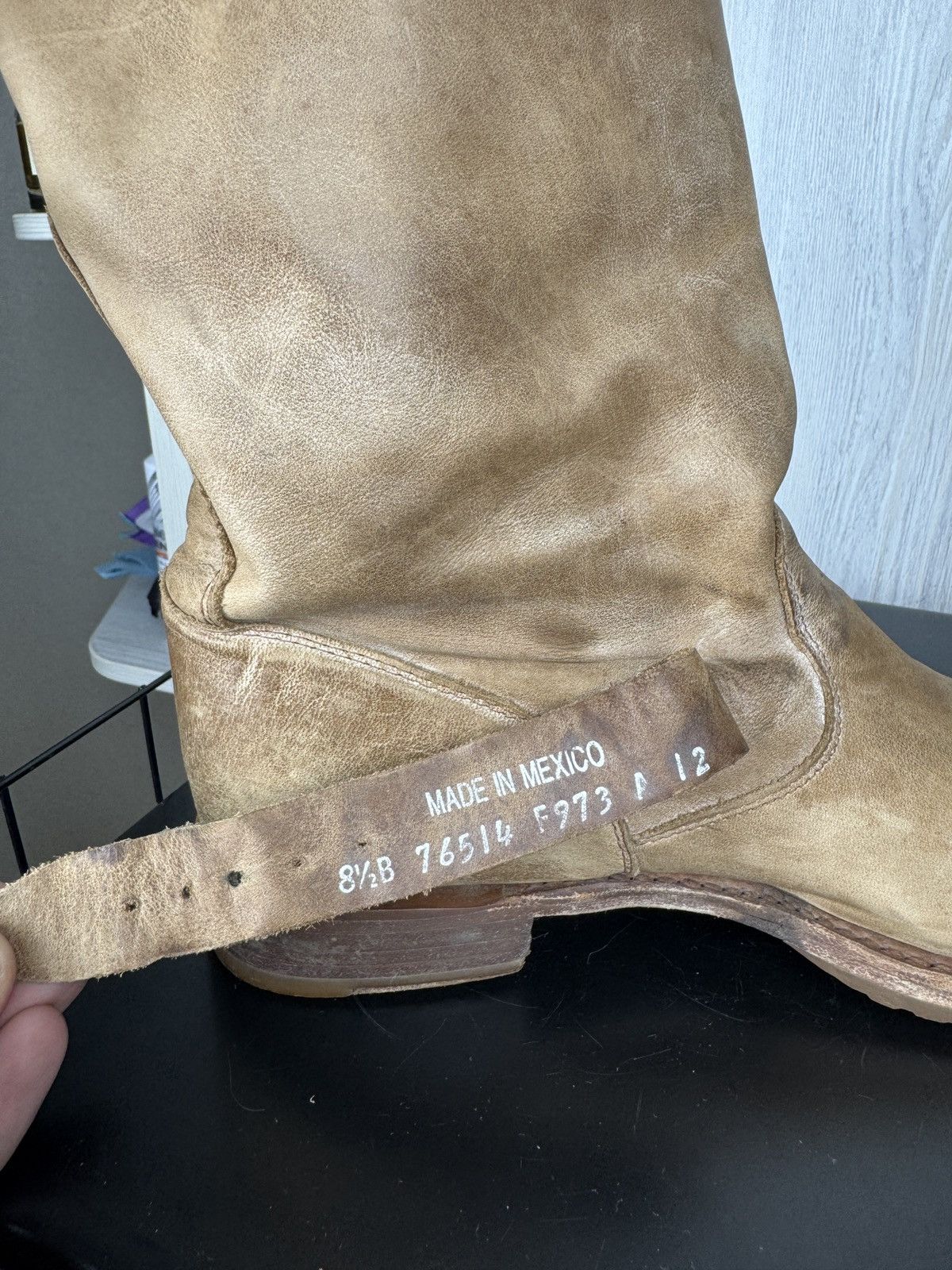 Frye Frye Leather buckled brown beige faded boots size 8.5 Size US 8.5 / IT 38.5 - 25 Thumbnail