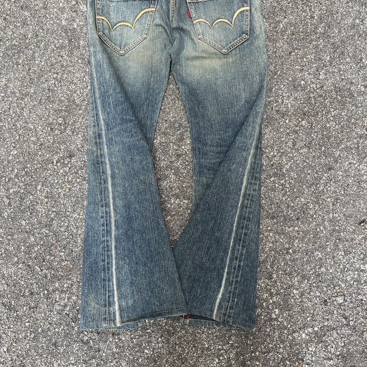 Hysteric Glamour Edwin 503 SS Flare Jeans Low Rise Japanese Denim Boot Cut Size US 31 - 15 Thumbnail