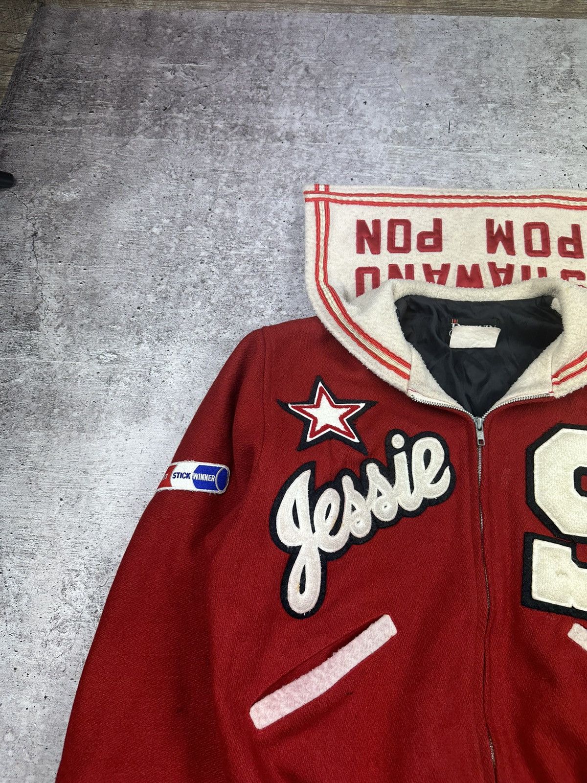 Vintage 80s Butwin Vintage Jessie Varsity Wool Jacket Size US L / EU 52-54 / 3 - 5 Thumbnail
