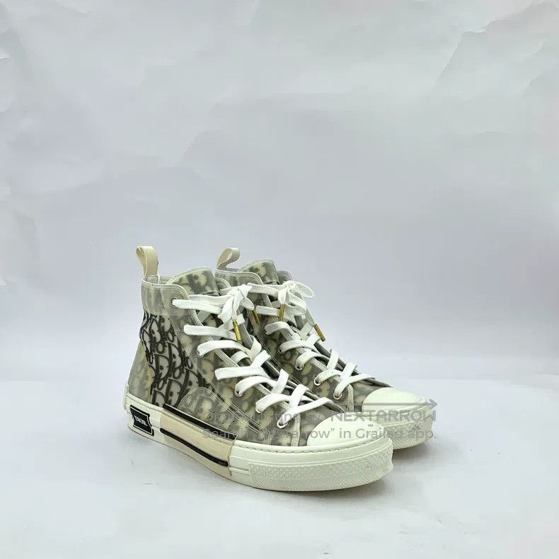 Dior Dior Colour-blocked logo printed lacing casual flat high-t Size US 11 / EU 44 - 2 Thumbnail