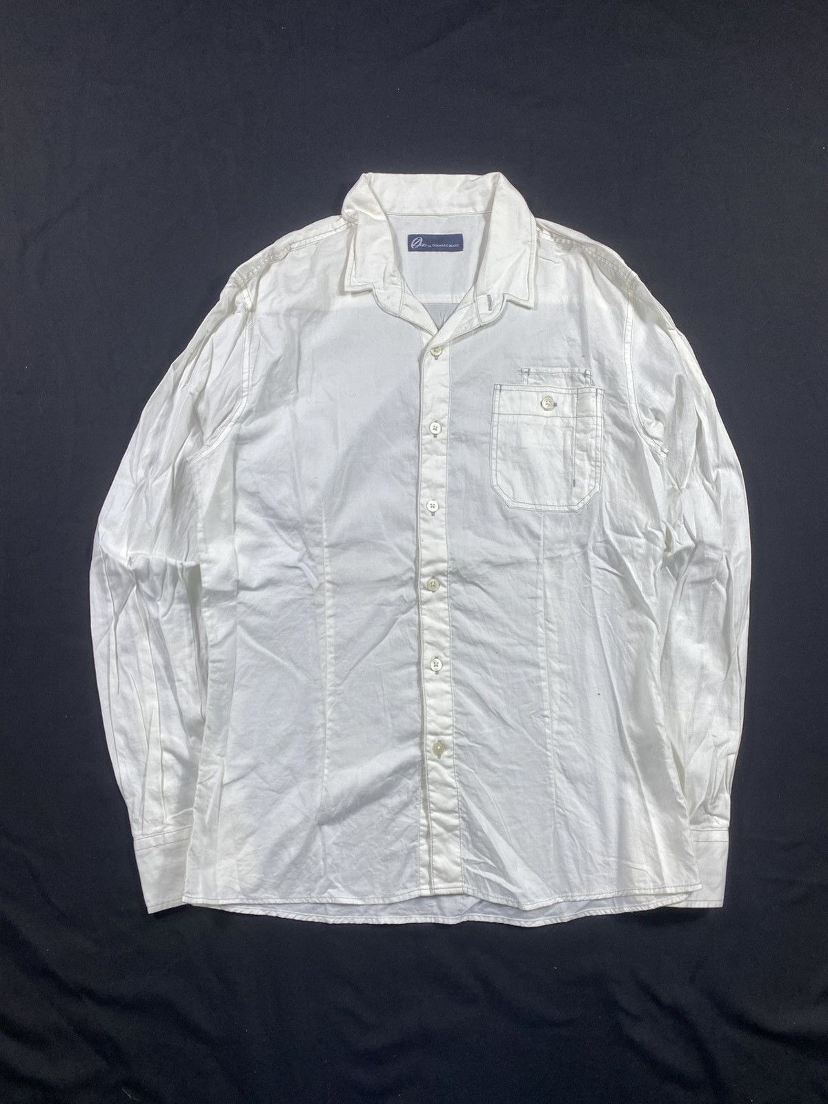 Tornado Mart Tornado Mart White Button up shirt Size US M / EU 48-50 / 2 - 1 Thumbnail