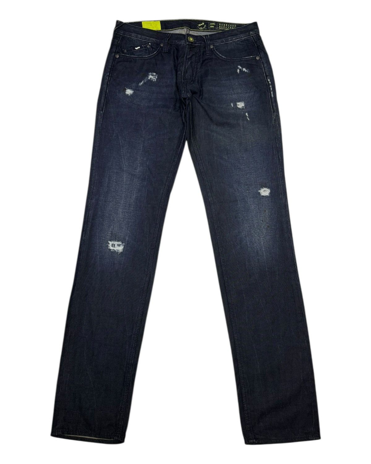 GAS × Hysteric Glamour GAS ADDRESS DARK DENIM STRAIGHT LEG JEAN Size US 32 / EU 48 - 1 Thumbnail