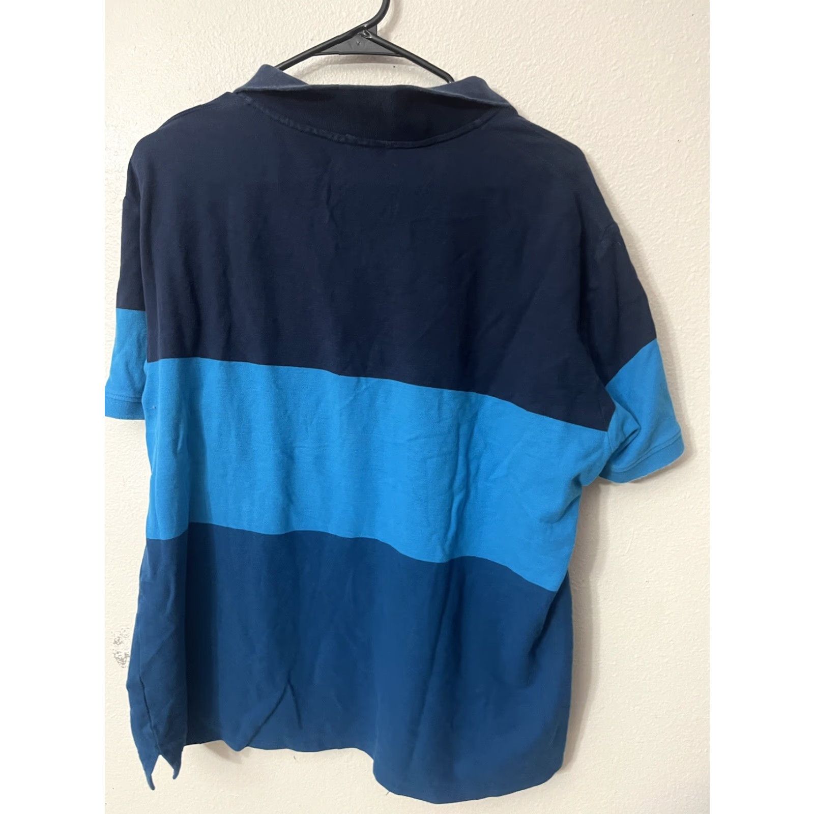 Calvin Klein VINTAGE Calvin Klein Polo Shirt Short Sleeve Mens XXL Blue Logo Classic Modern - Calvin Klein Liquid Touch Knit Cotton Polo Mens XXL White? Size US M / EU 48-50 / 2 - 3 Thumbnail