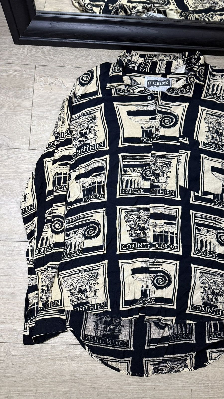 Other Vintage 1990s f.l.a.s.h.b.o.y.s. Greek Architecture Buttonup Size US L / EU 52-54 / 3 - 2 Thumbnail