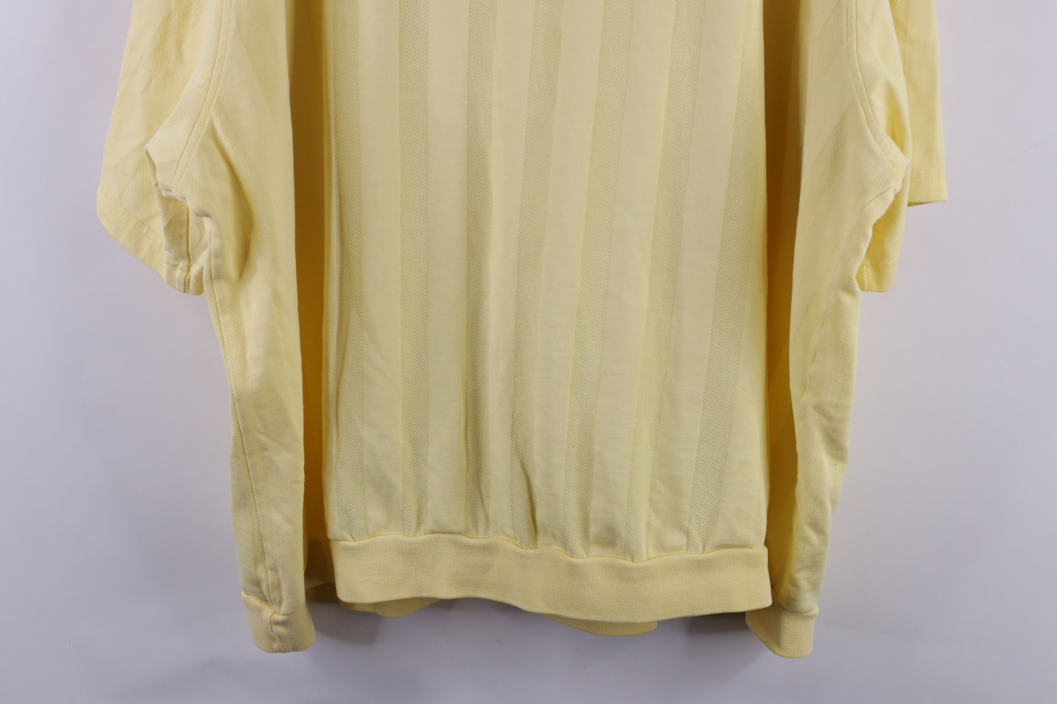 Vintage Vintage 90s Streetwear Mesh Striped Pullover Polo Shirt Size US XXL / EU 58 / 5 - 12 Thumbnail