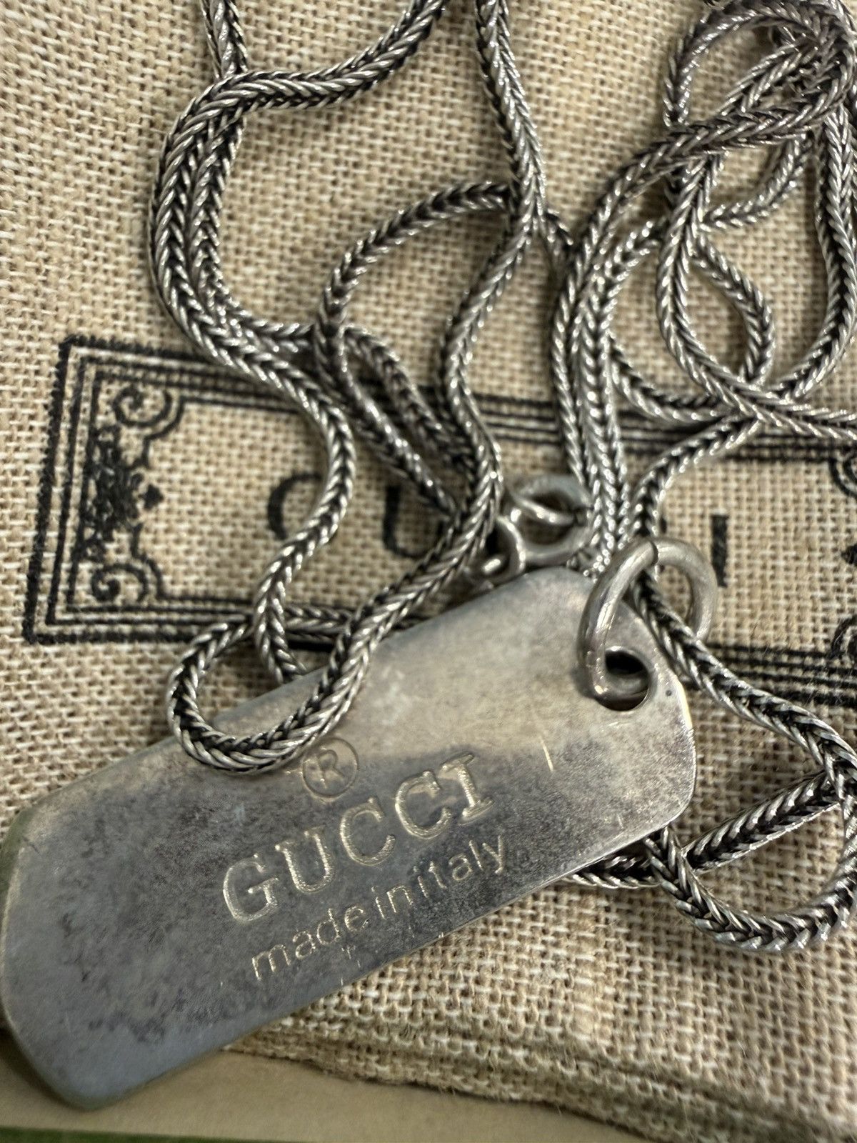 Gucci Gucci Dog Tag Size ONE SIZE - 1 Thumbnail