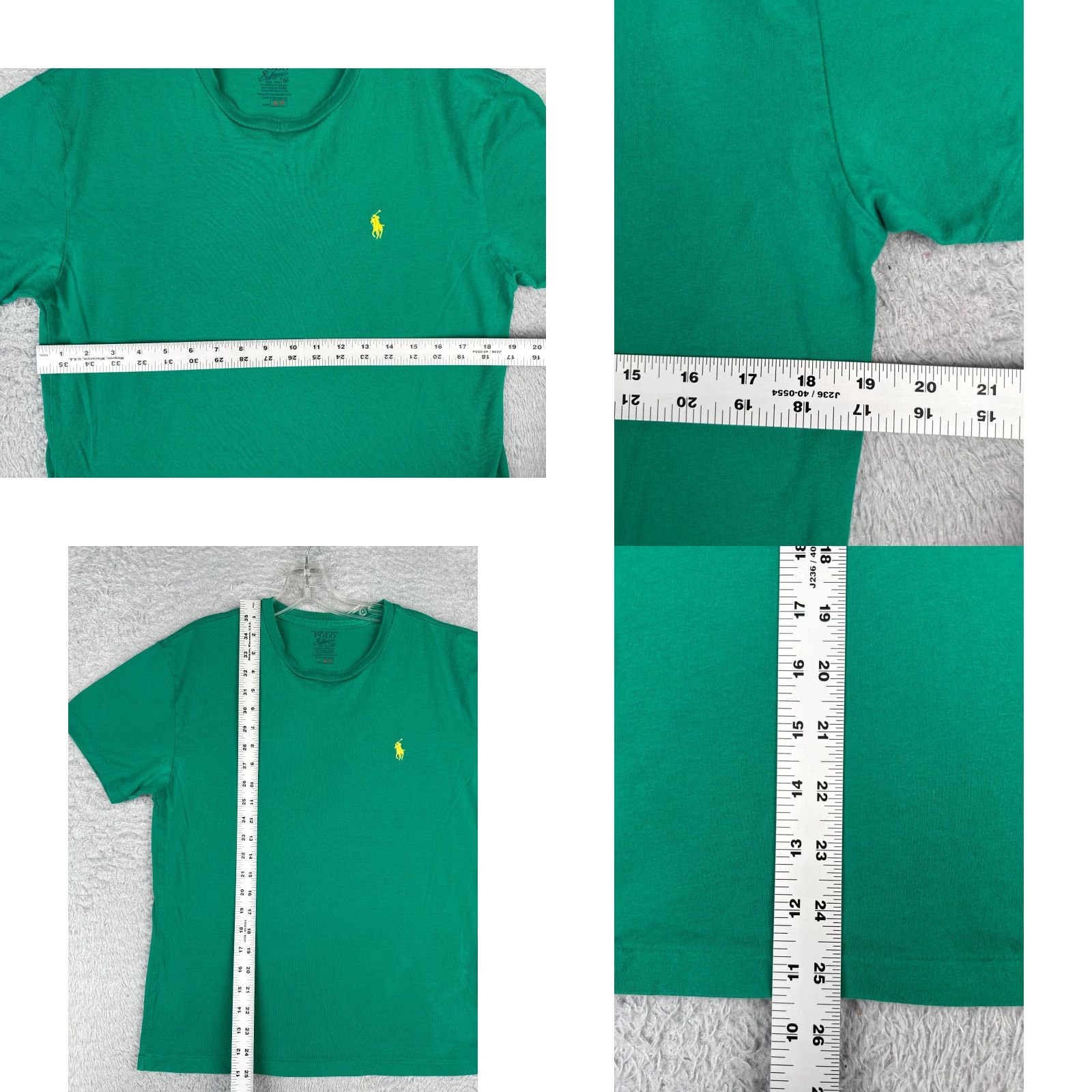 Ralph Lauren Polo Ralph Lauren Shirt Men Small Green Pony Crew Neck Short Sleeve Cotton Logo Embroidered Slim Fit Sports Classic Size US S / EU 44-46 / 1 - 8 Thumbnail