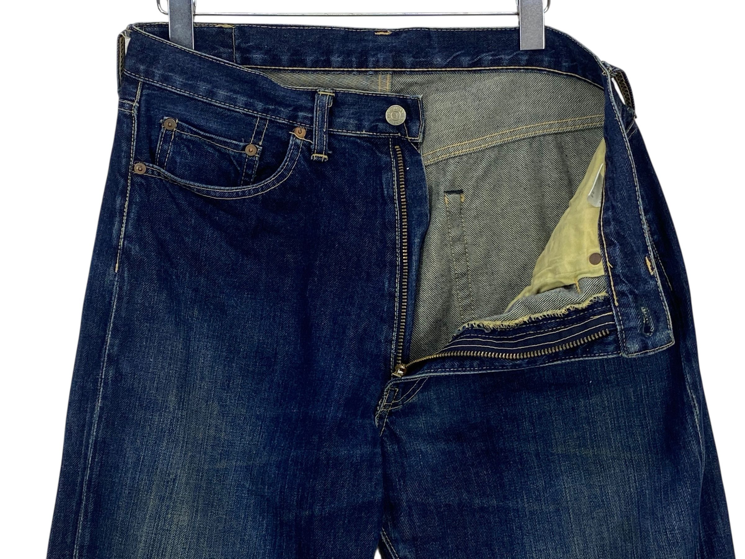 Other Bleach Go Like Selvedge Denim Jeans Baggy Jeans Pants Size US 34 / EU 50 - 7 Thumbnail