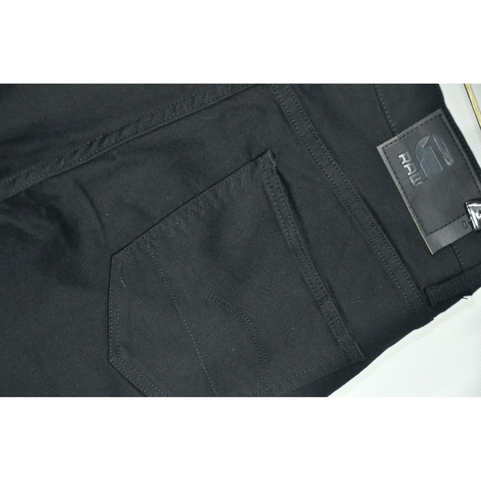 G-Star G-Star 3301 Deconstructed Skinny Art Jeans Waist W31/L32 Black Mens Regular Jeans Size US 31 - 5 Thumbnail