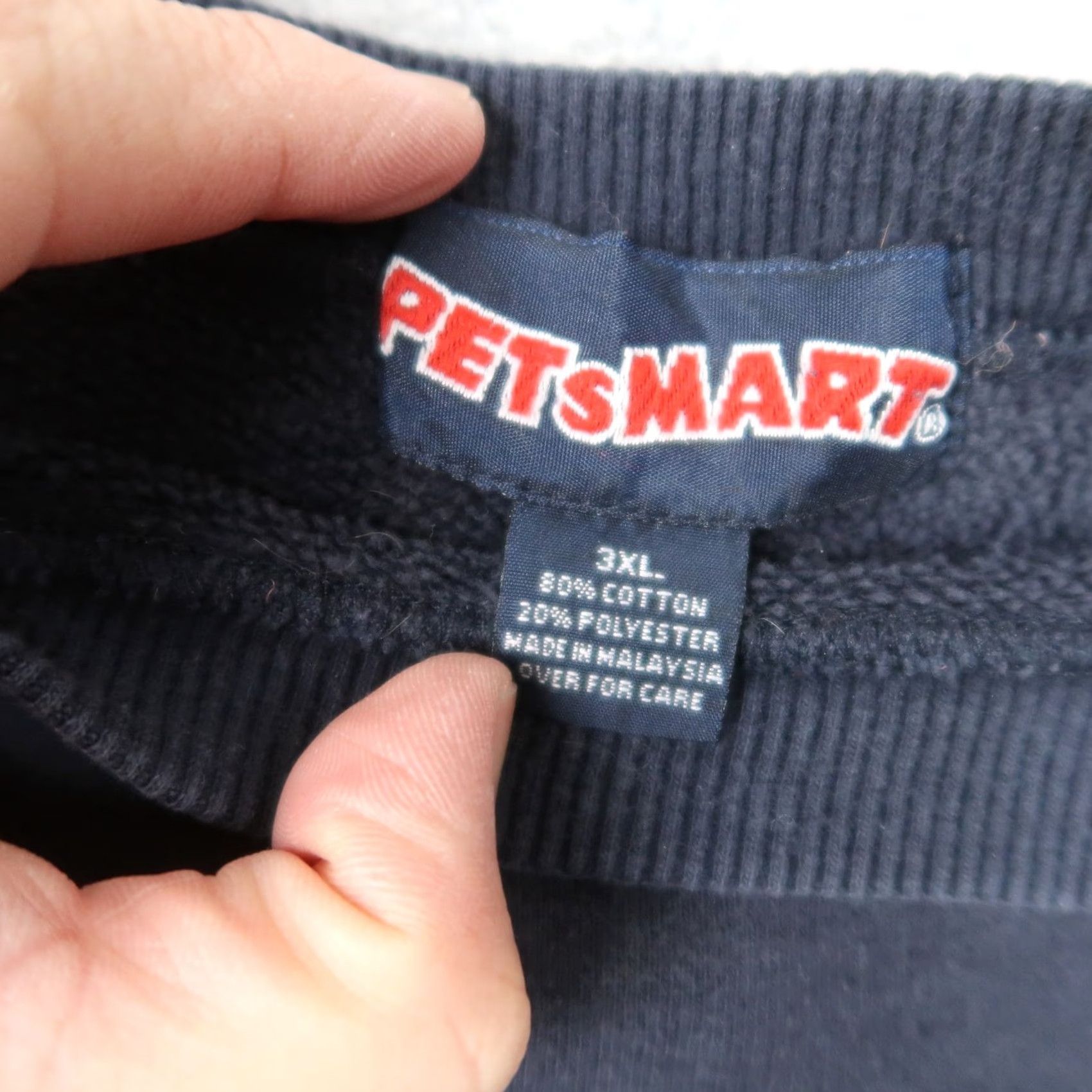 Vintage VINTAGE 90s PetSmart Promotional Sweater Crewneck Sweatshirt Men 3XL Blue Cotton Blend Pullover 90s Theme Size US XXL / EU 58 / 5 - 7 Thumbnail