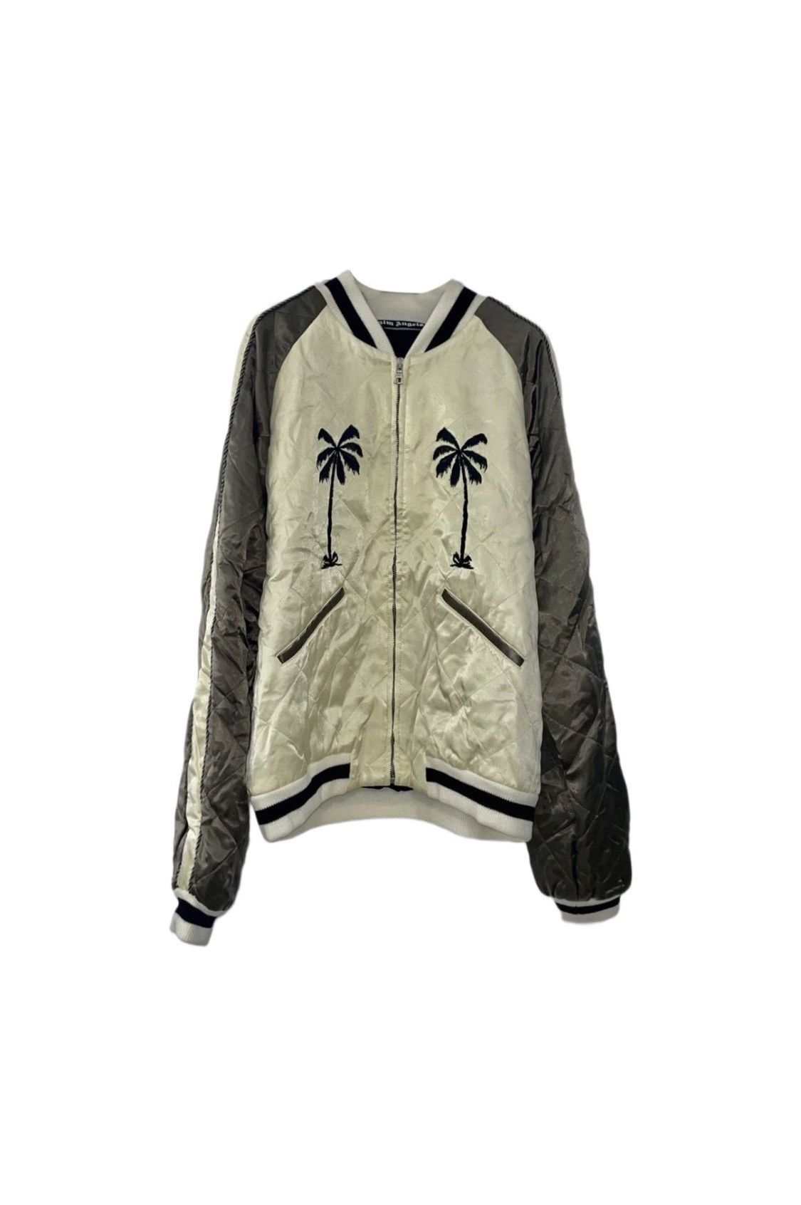 Palm Angels Palm Angels Upsidedown Palm Sukajan Jacket Size US S / EU 44-46 / 1 - 1 Thumbnail