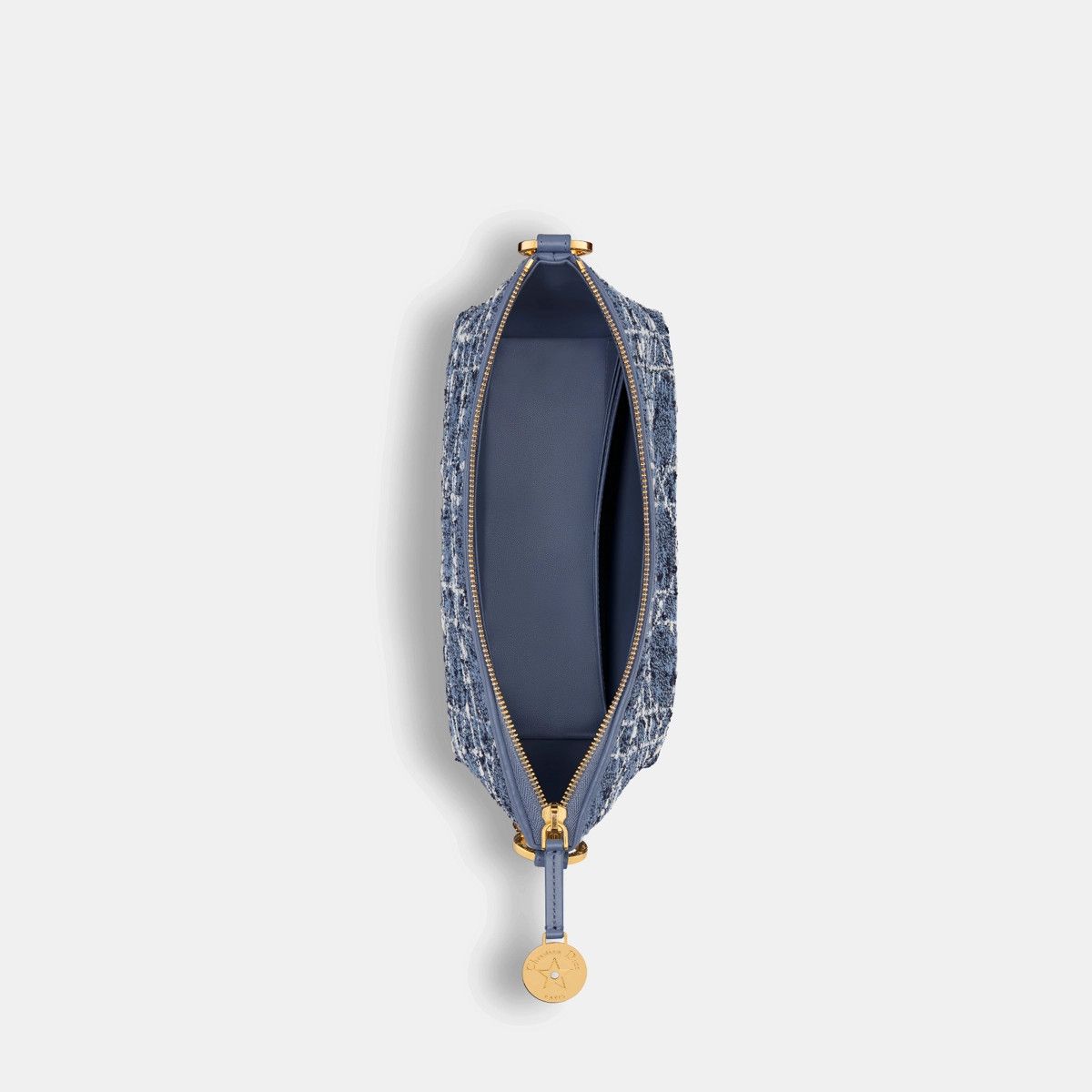 Dior o1bcso1str0226 Size:OS/Hobo Bag with Chain in Denim Blue Size ONE SIZE - 3 Thumbnail