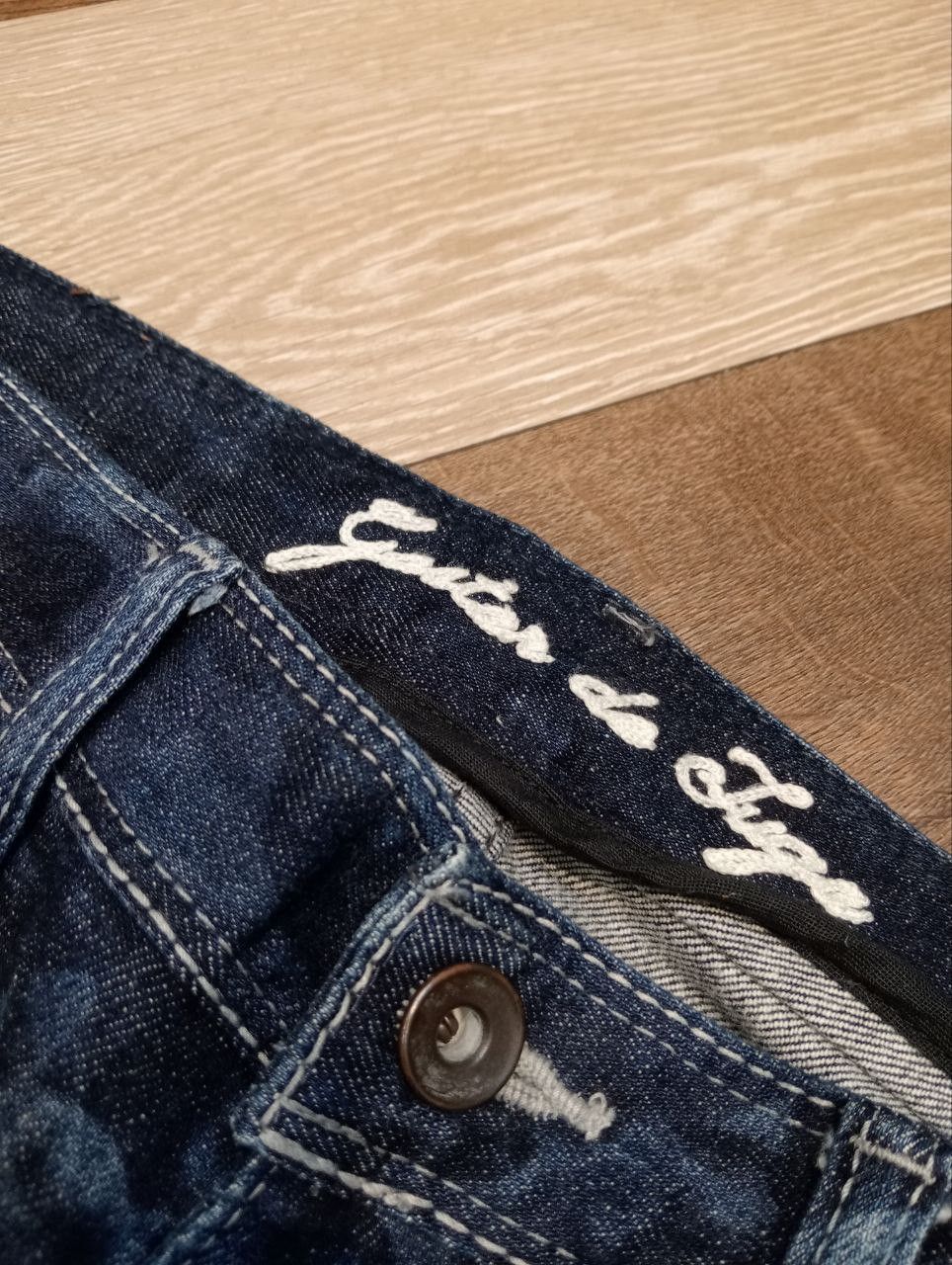 GOSTAR DE FUGA JAPANESE GOSTAR DE FUGA BLUE DENIM JEANS Size US 33 - 6 Thumbnail
