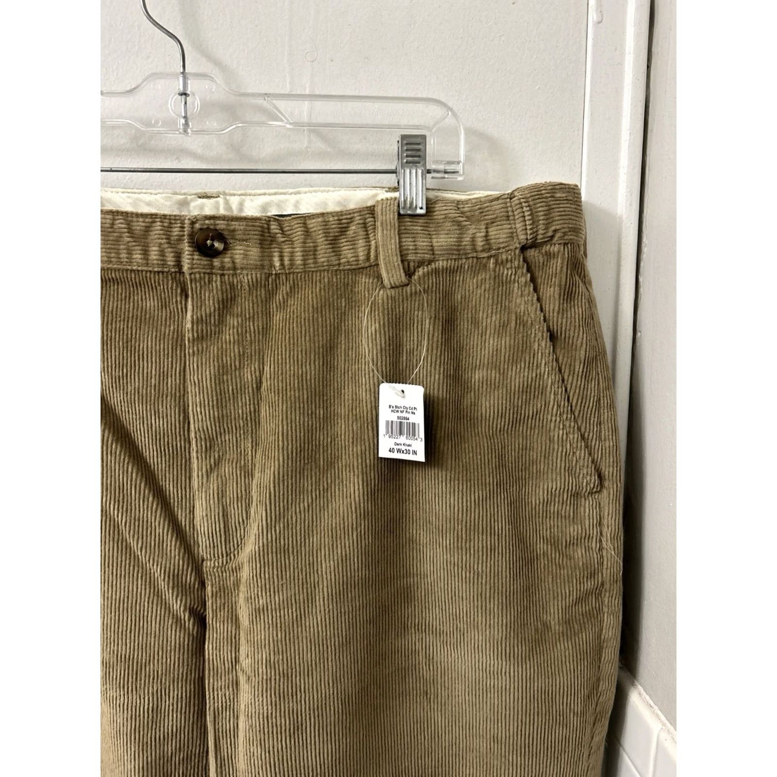 Vintage VINTAGE LL Bean Country Corduroy Pants Mens 40x30 Tan Comfort Waist Trousers NWT 502864 Size US 40 / EU 56 - 4 Thumbnail