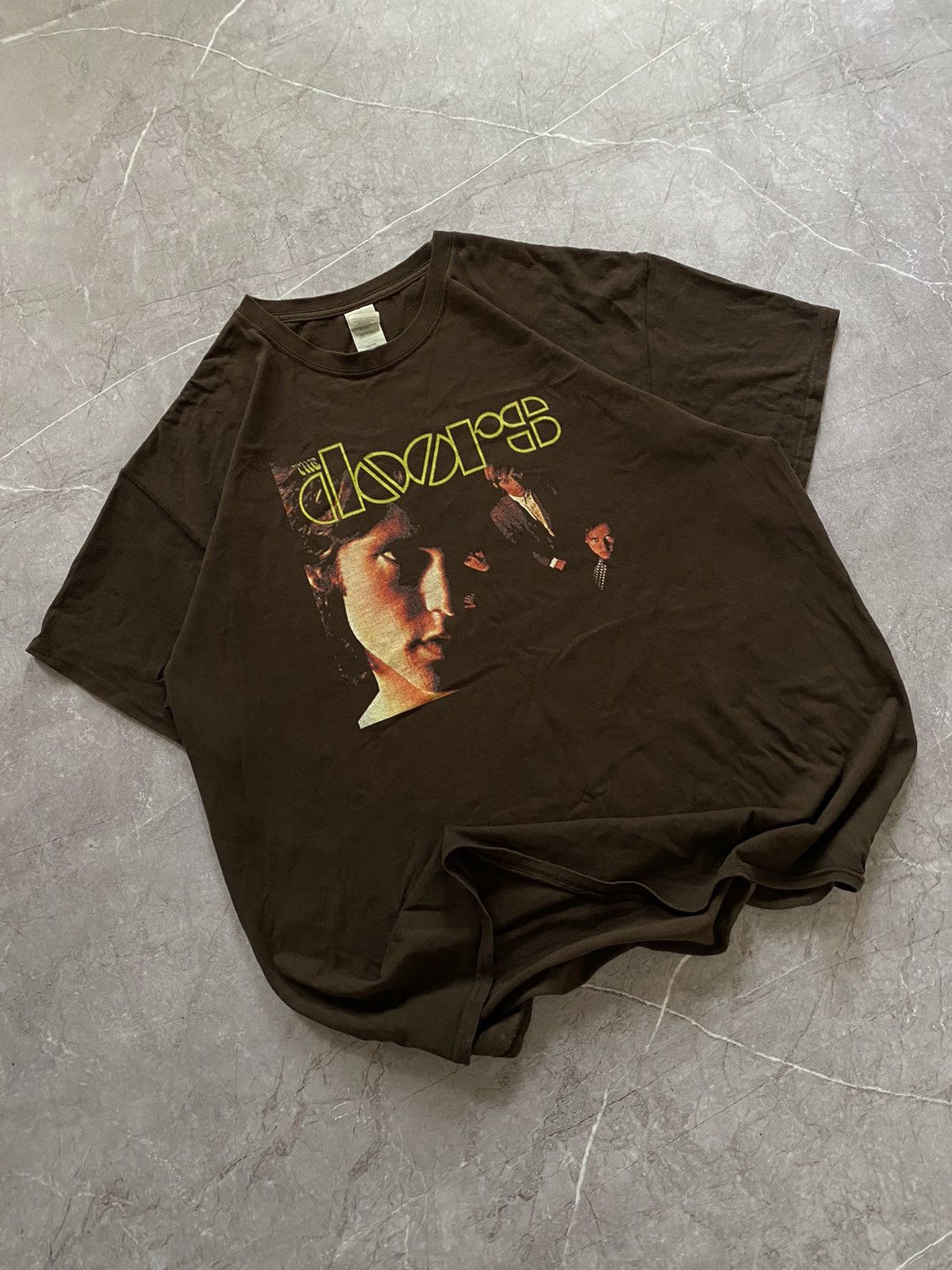 Band Tees × Vintage Vintage Y2K The Doors Band Rock T Shirt Jim Morrison Retro Size US XL / EU 56 / 4 - 1 Thumbnail