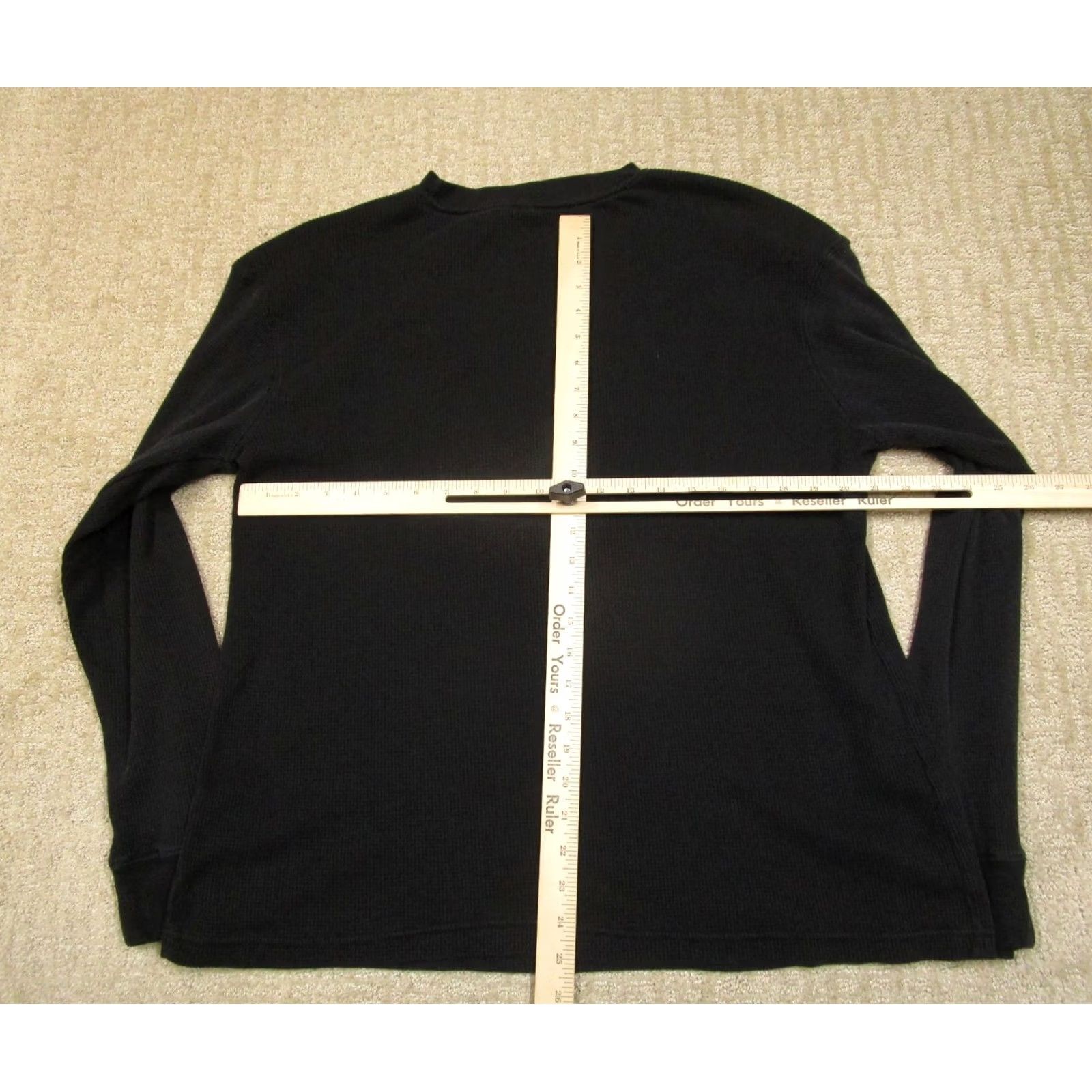 Southpole Southpole Shirt Men XL Black Thermal Waffle Long Sleeve Graphic Print Hip Hop Size US XL / EU 56 / 4 - 4 Thumbnail