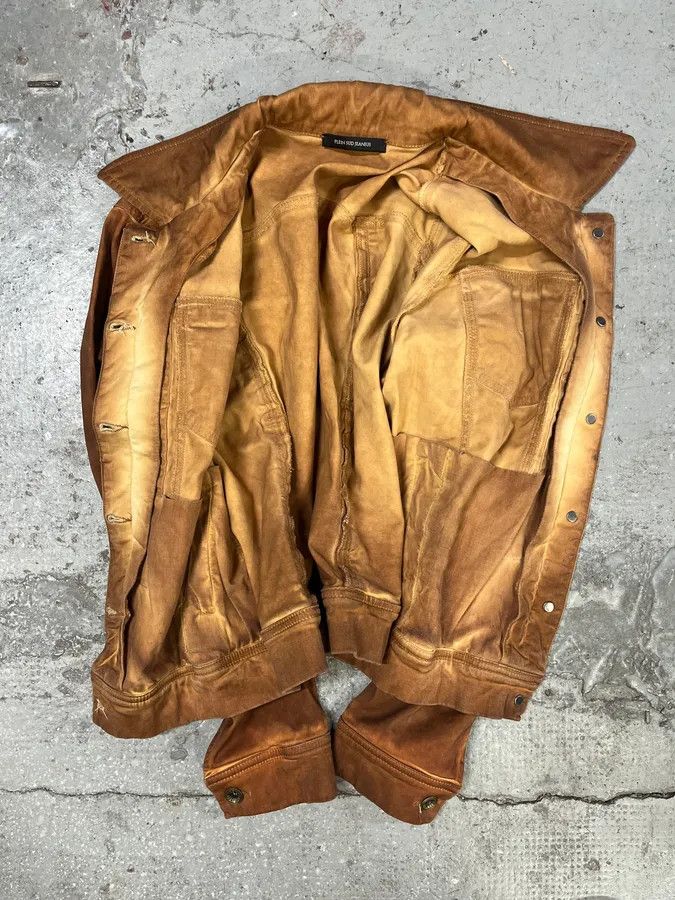 Vintage 2000s Plein Sud Orange Faded Jacket Size XS / US 0-2 / IT 36-38 - 6 Thumbnail