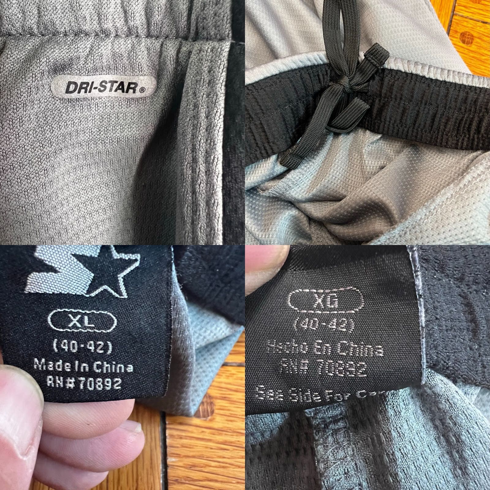 Starter Starter Track Pants Mens XL Gray Pockets Lined 38 X 30 Dri-Star Size US 36 / EU 52 - 8 Thumbnail