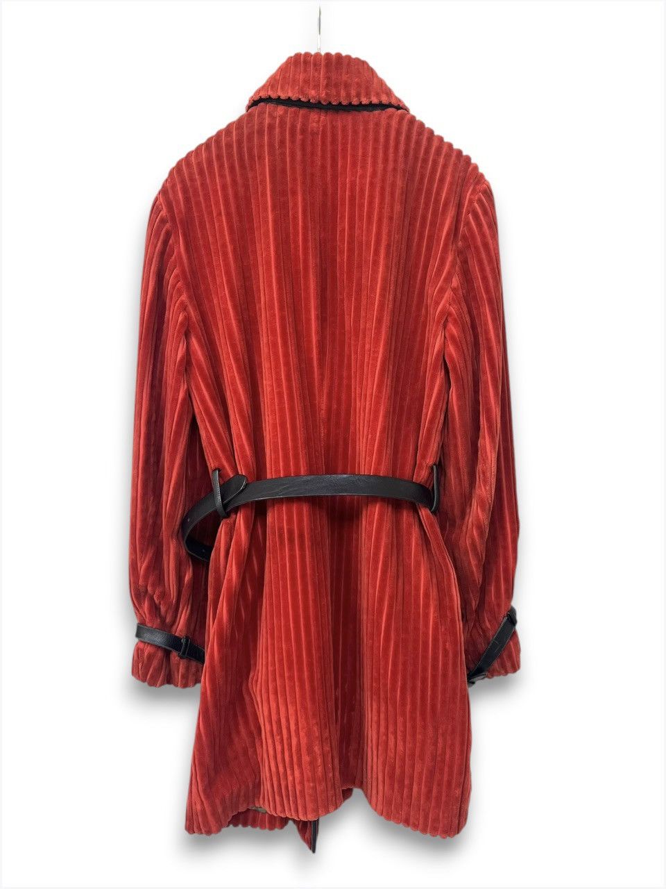 Jean Charles De Castelbajac JC de Castelbajac Archive - Vintage Velvet Trench Coat Size S / US 4 / IT 40 - 3 Thumbnail
