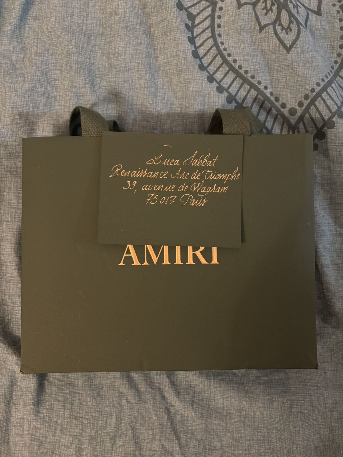 Amiri AMIRI FW26 Fashion Show Luka Sabbat VIP Invitation Size ONE SIZE - 2 Thumbnail