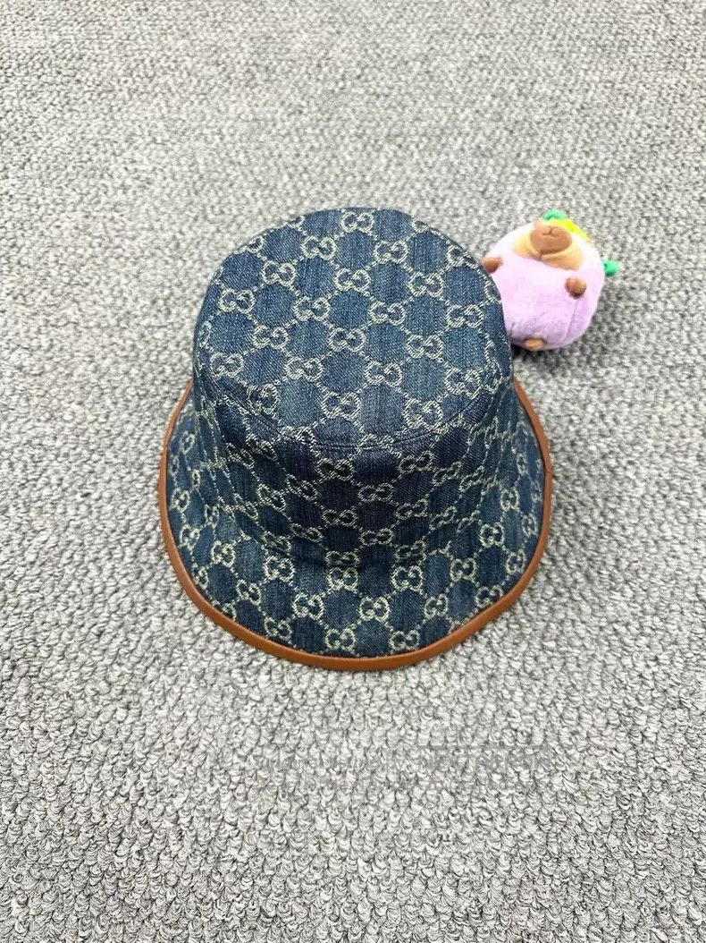 Gucci Gucci Size L Blue full-print logo fisherman's hat Size ONE SIZE - 1 Thumbnail