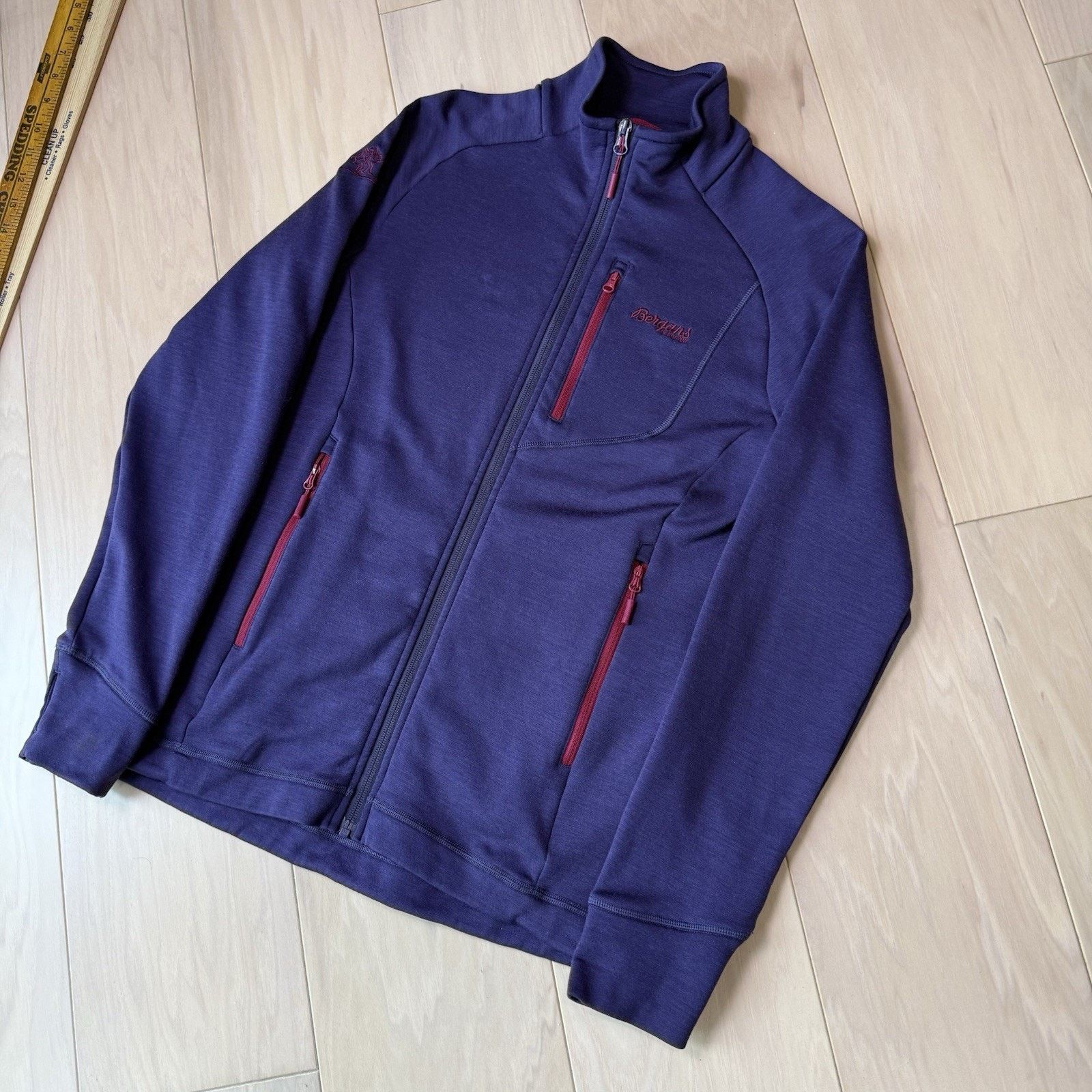 Bergans Bergans Norway Wool Jacket Women's Medium Purple Full Zip Size M / US 6-8 / IT 42-44 - 11 Thumbnail