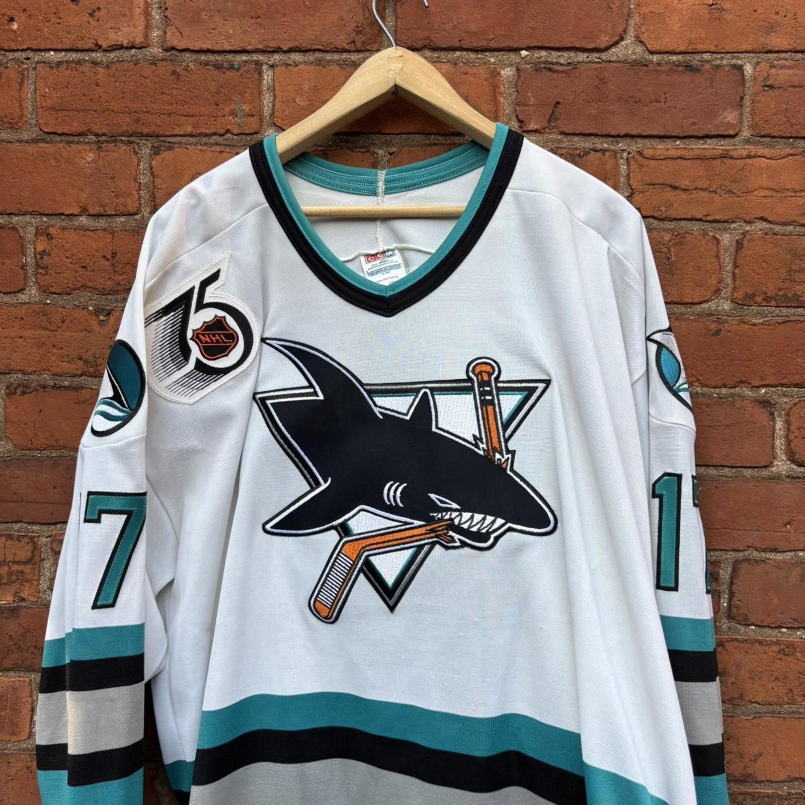 Other Vintage San Jose sharks Pat Falloon ccm maska jersey XXL Size US XXL / EU 58 / 5 - 2 Thumbnail
