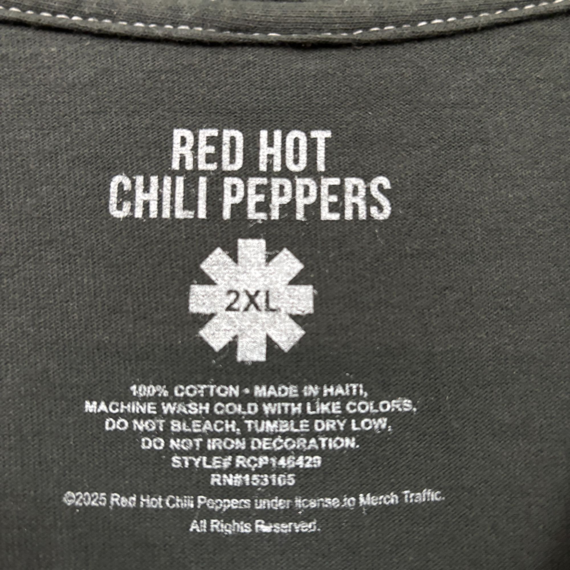 Band Tees Red Hot Chili Peppers Rock Band Poster Oversized Tee 2XL Size US XXL / EU 58 / 5 - 4 Thumbnail
