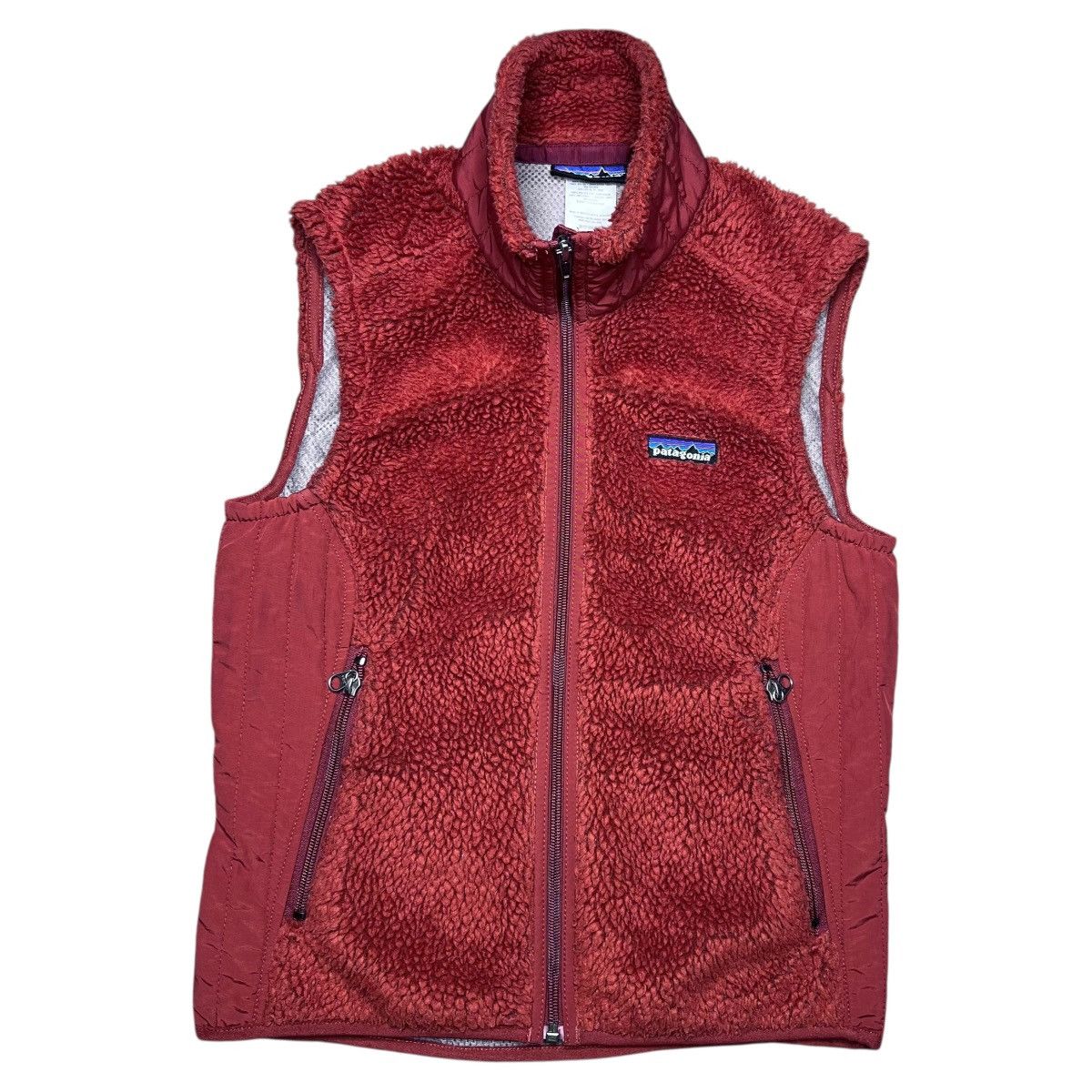Patagonia Patagonia Retro-X Women’s Zip Up Rust Orange Pile Vest Sz S Size S / US 4 / IT 40 - 1 Thumbnail