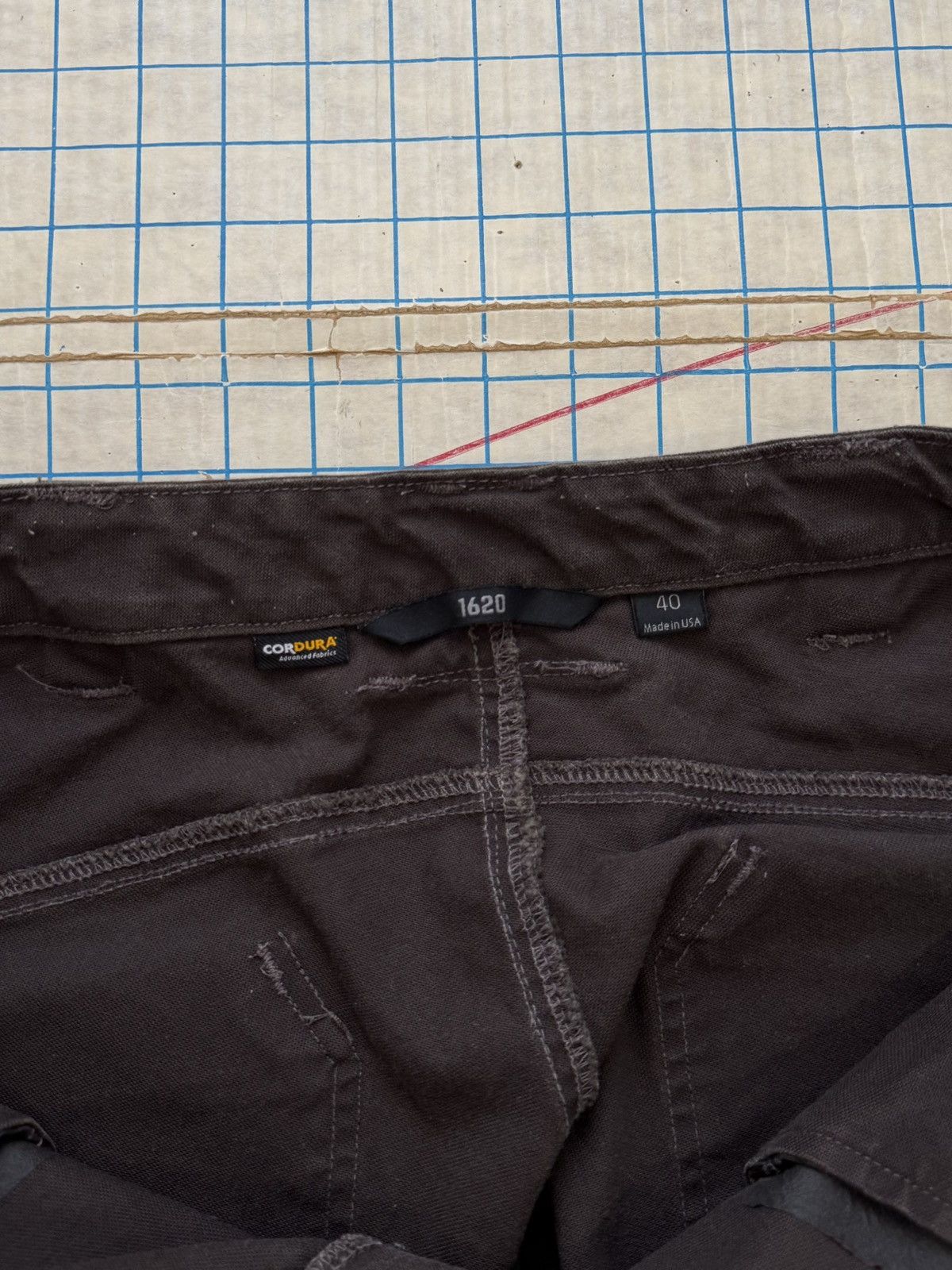 1620 Workwear 1620 Workwear Brown Work Pants Fits Mens Size 40x29 Cordura Size US 40 / EU 56 - 7 Thumbnail