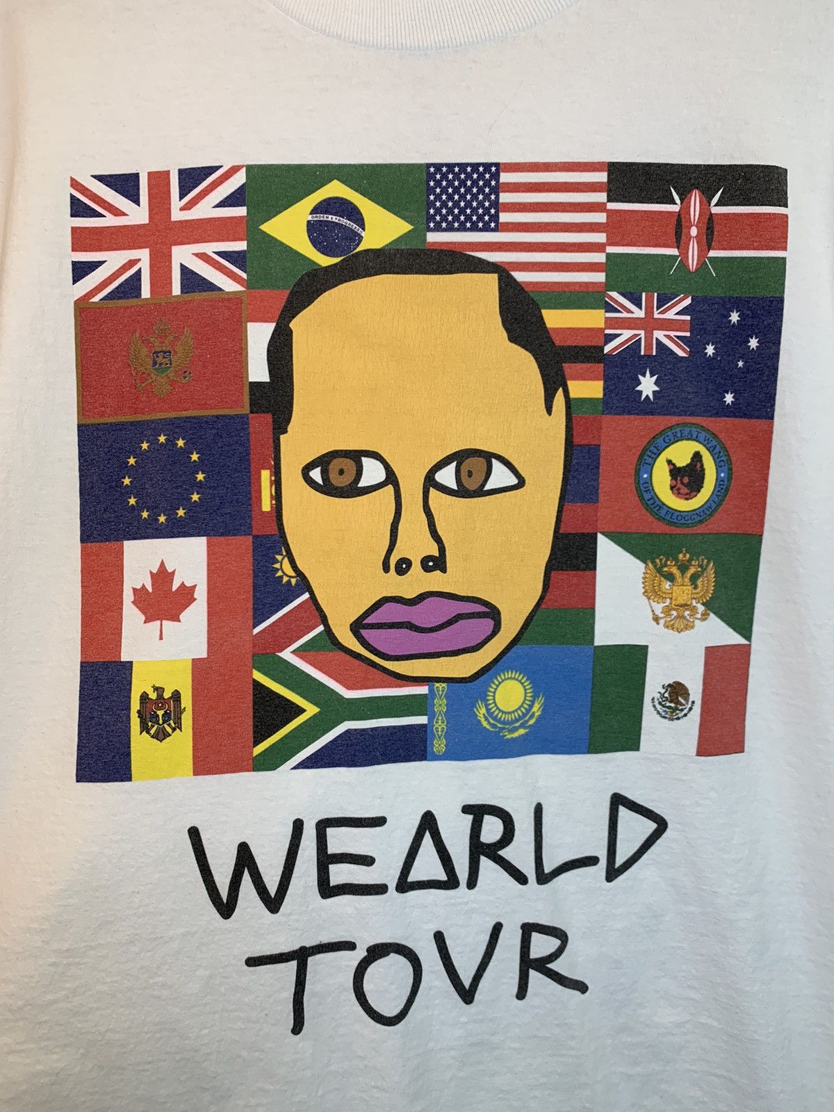 Golf Wang × Tyler The Creator × Vintage *RARE* OFWGKTA Golf Wang Wearld Tour Earl Tyler Rap T-Shirt Size US M / EU 48-50 / 2 - 2 Thumbnail