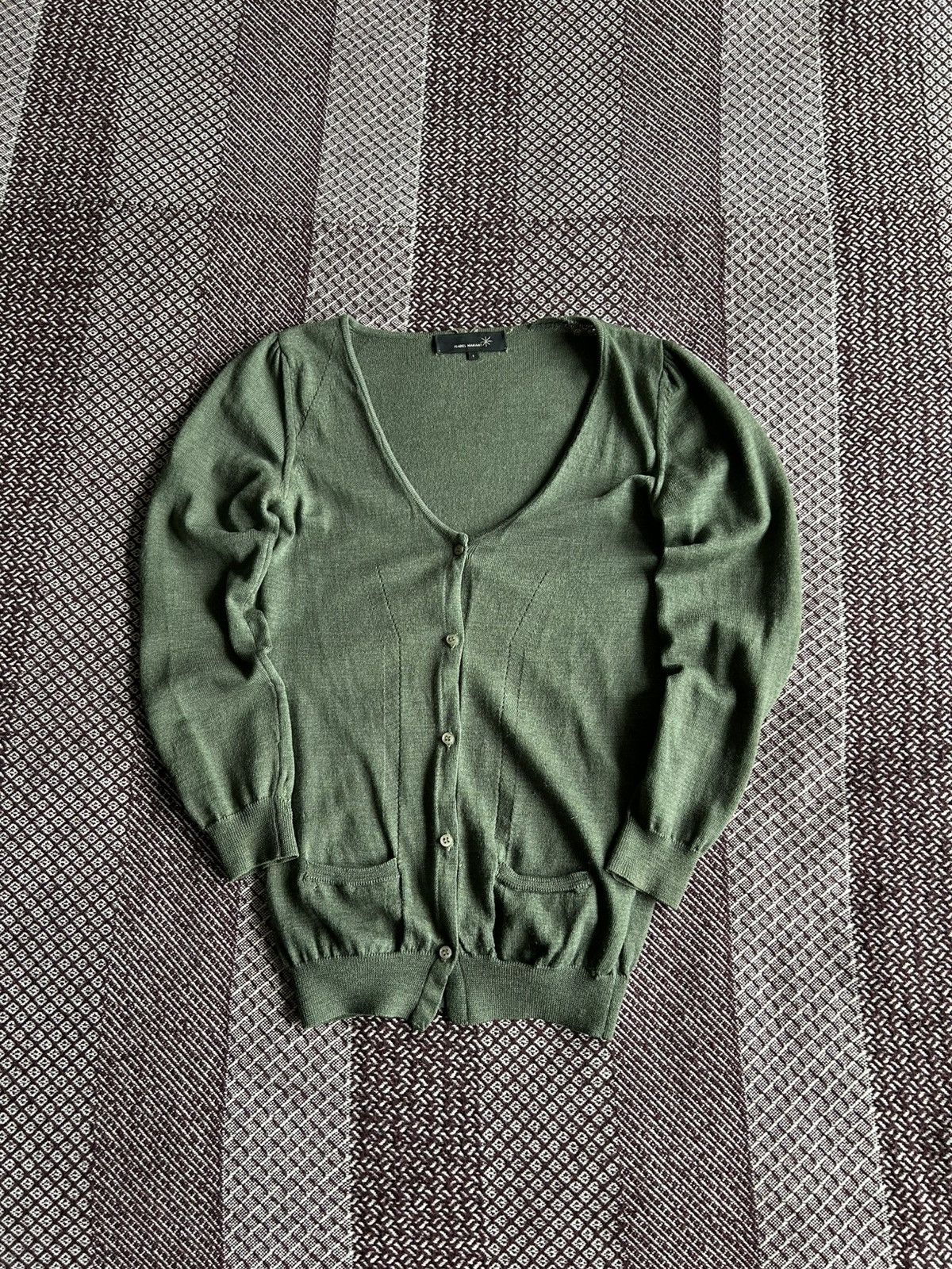 Isabel Marant × Isabel Marant Etoile × Japanese Brand Isabel Marant Wool Merinos Cardigans Old Money Style Size 1 Size S / US 4 / IT 40 - 1 Thumbnail