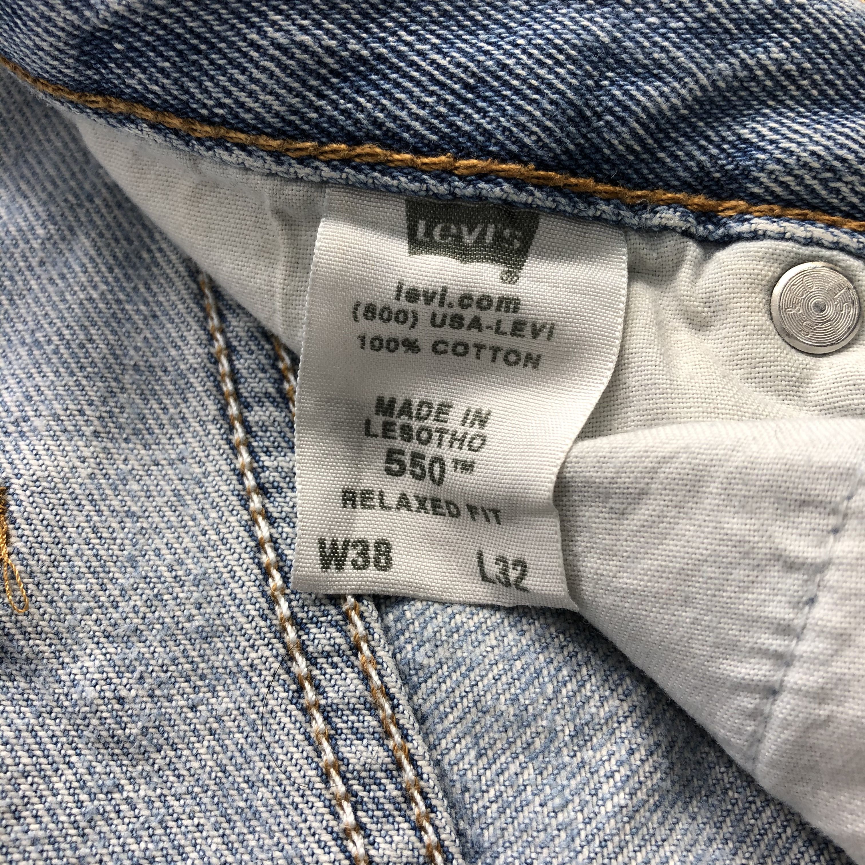Levi's × Vintage Vintage Light Wash Levis 550 Jeans-JM1393 Size US 38 / EU 54 - 10 Thumbnail