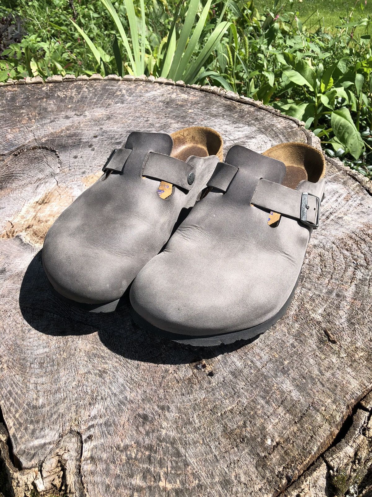 Birkenstock boston iron oiled leather online