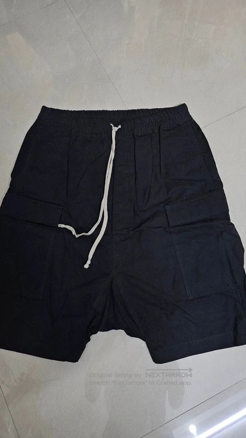 Rick Owens Rick Owens Black Cargo Shorts. Size US 32 / EU 48 - 1 Thumbnail