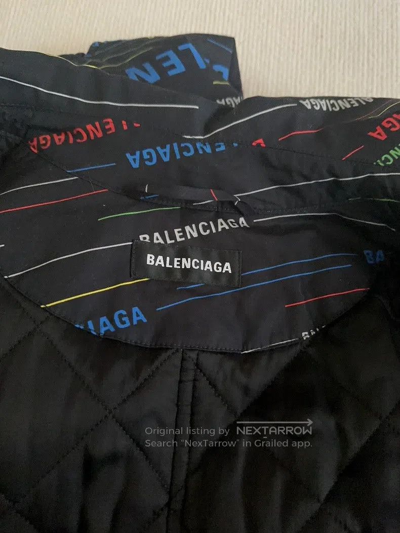 Balenciaga Balenciaga Bullet screen logo cotton short sleeve shirt Size US M / EU 48-50 / 2 - 3 Thumbnail