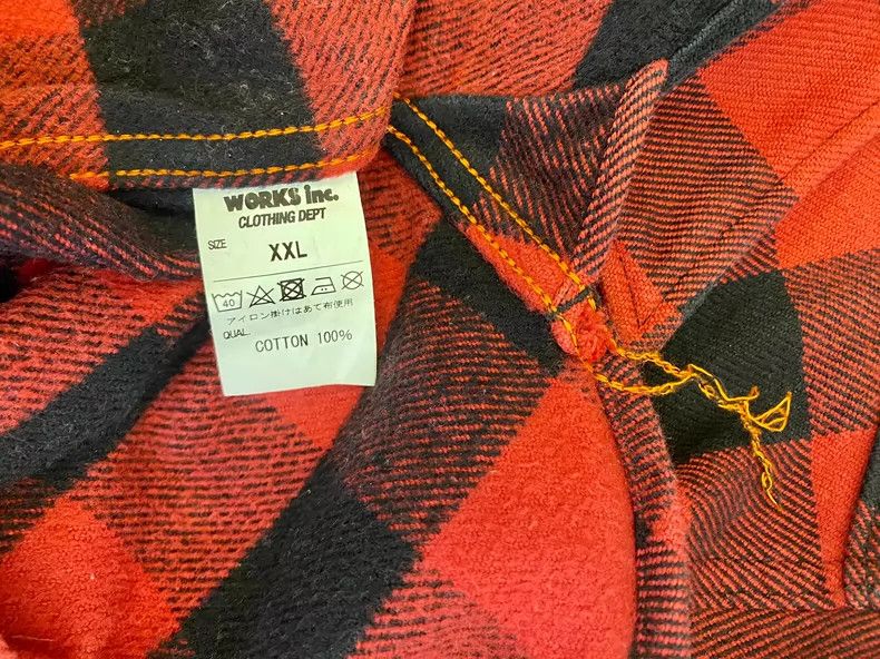 Iron heart IHSH-244RED Logging Shirt