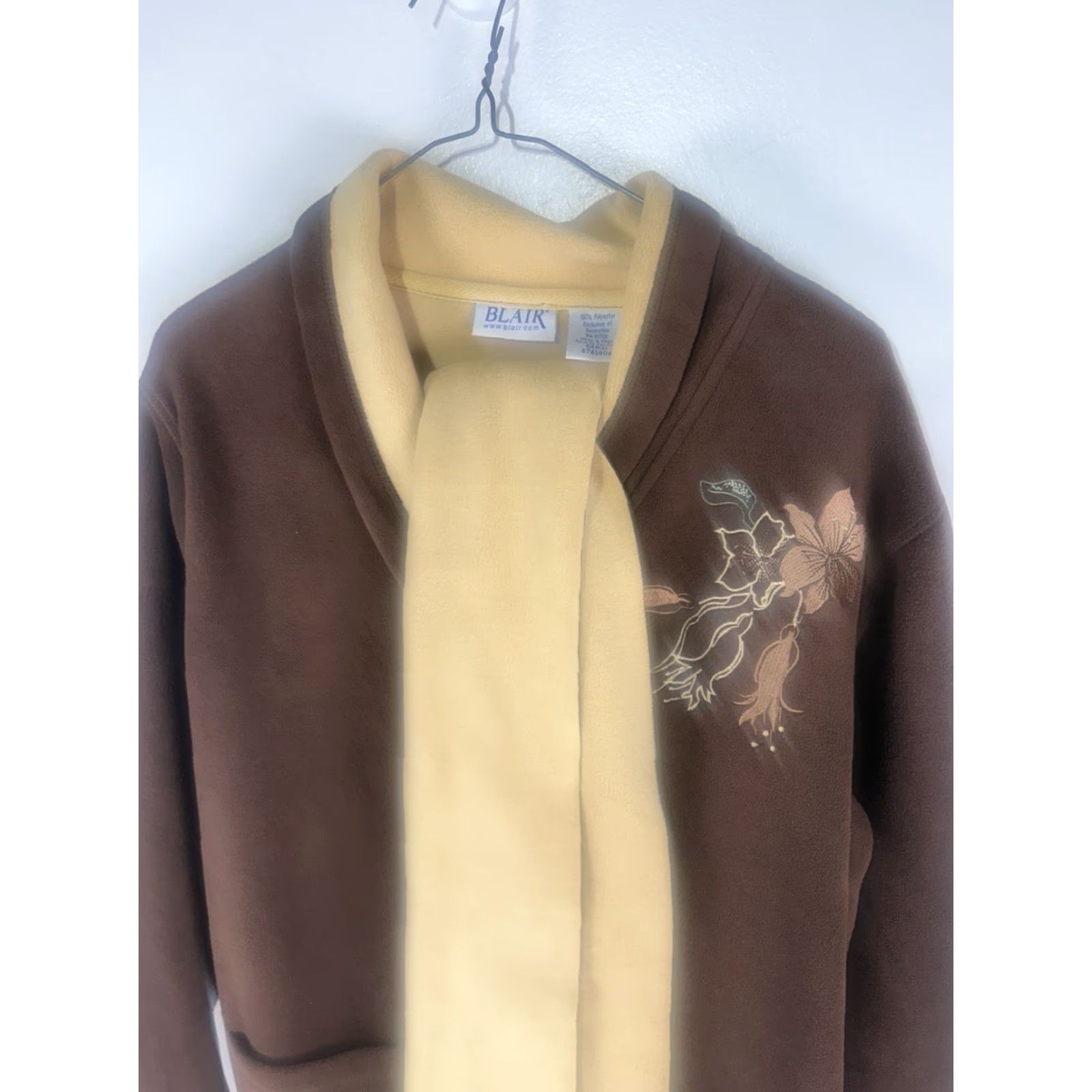 Blair Blair Fleece Jacket Women's Long Sleeve Regular M Brown Size M / US 6-8 / IT 42-44 - 2 Thumbnail